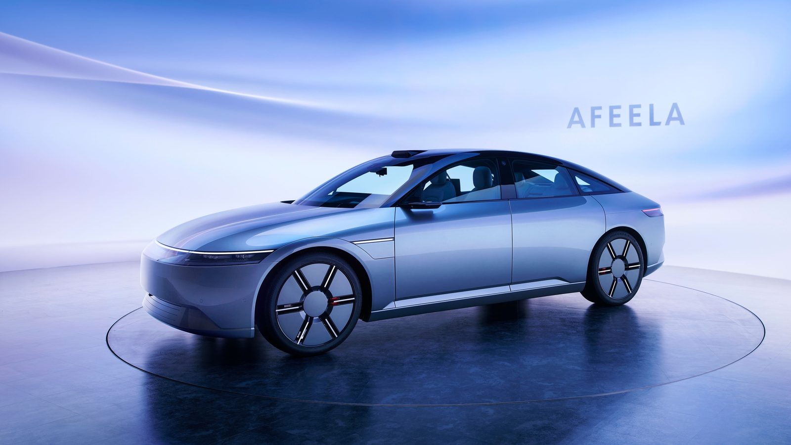 Afeela 1 2026 — экстерьер, вид сбоку, рынок Global / EV Query only