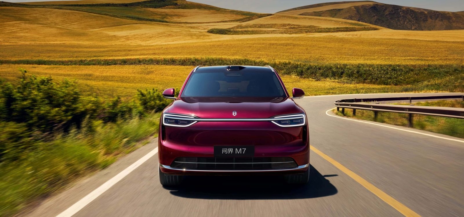 AITO M7 EREV 2025 - exterior, front driving, china market