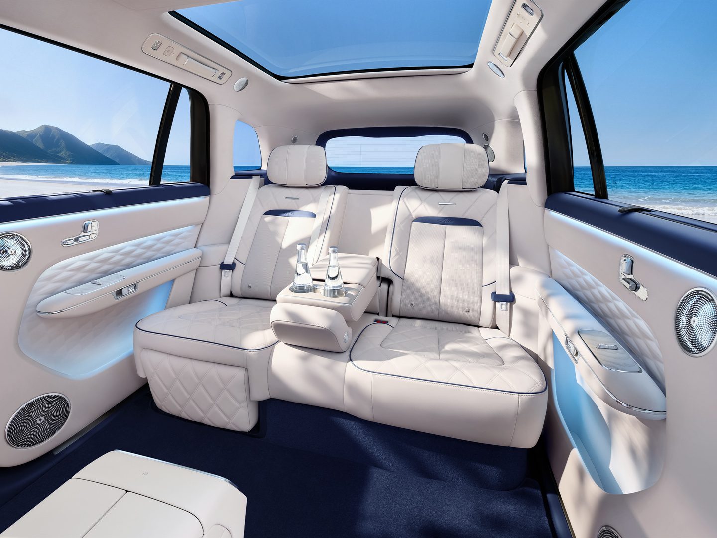 AITO M8 EREV 2026 Refresh - interior, rear seats five seat, China market