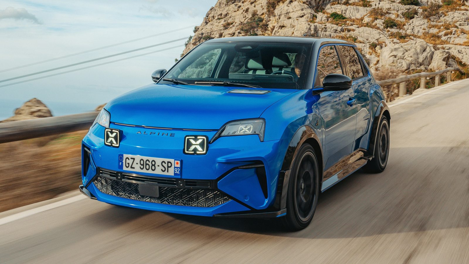 Alpine A290 2024 - exterior, front three-quarter view