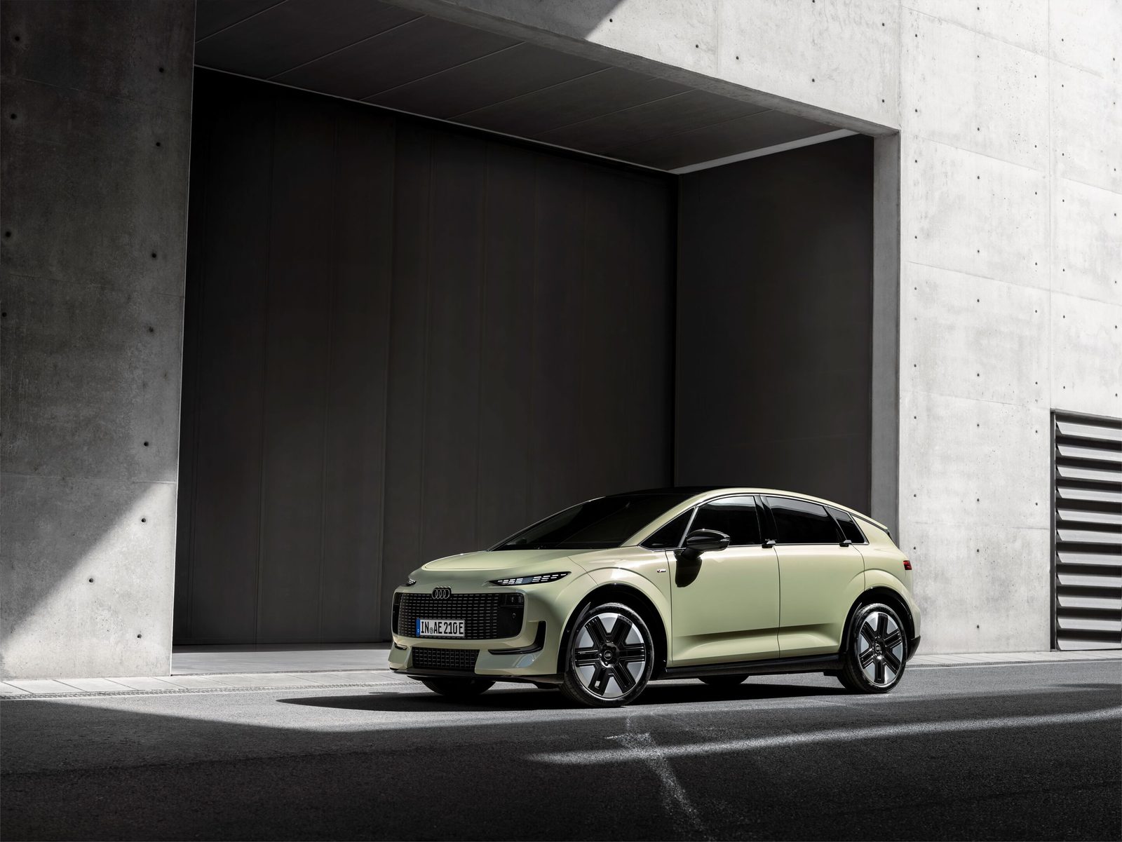 Audi A2 e-tron 2026 - main model photo, exterior, front three-quarter view, Europe announced market