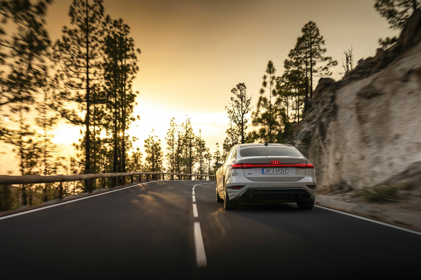 Audi A6 Sportback e-tron 2024 - exterior, rear dynamic, Global / EV Query only market