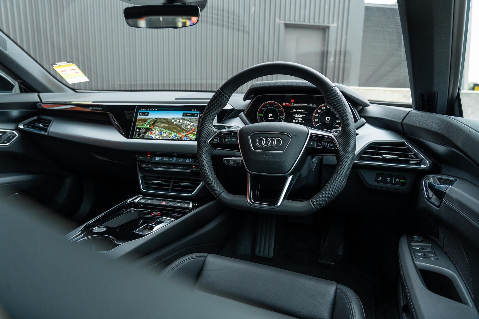 Audi e-tron GT Global 2021 — интерьер, detail, рынок Global / EV Query only