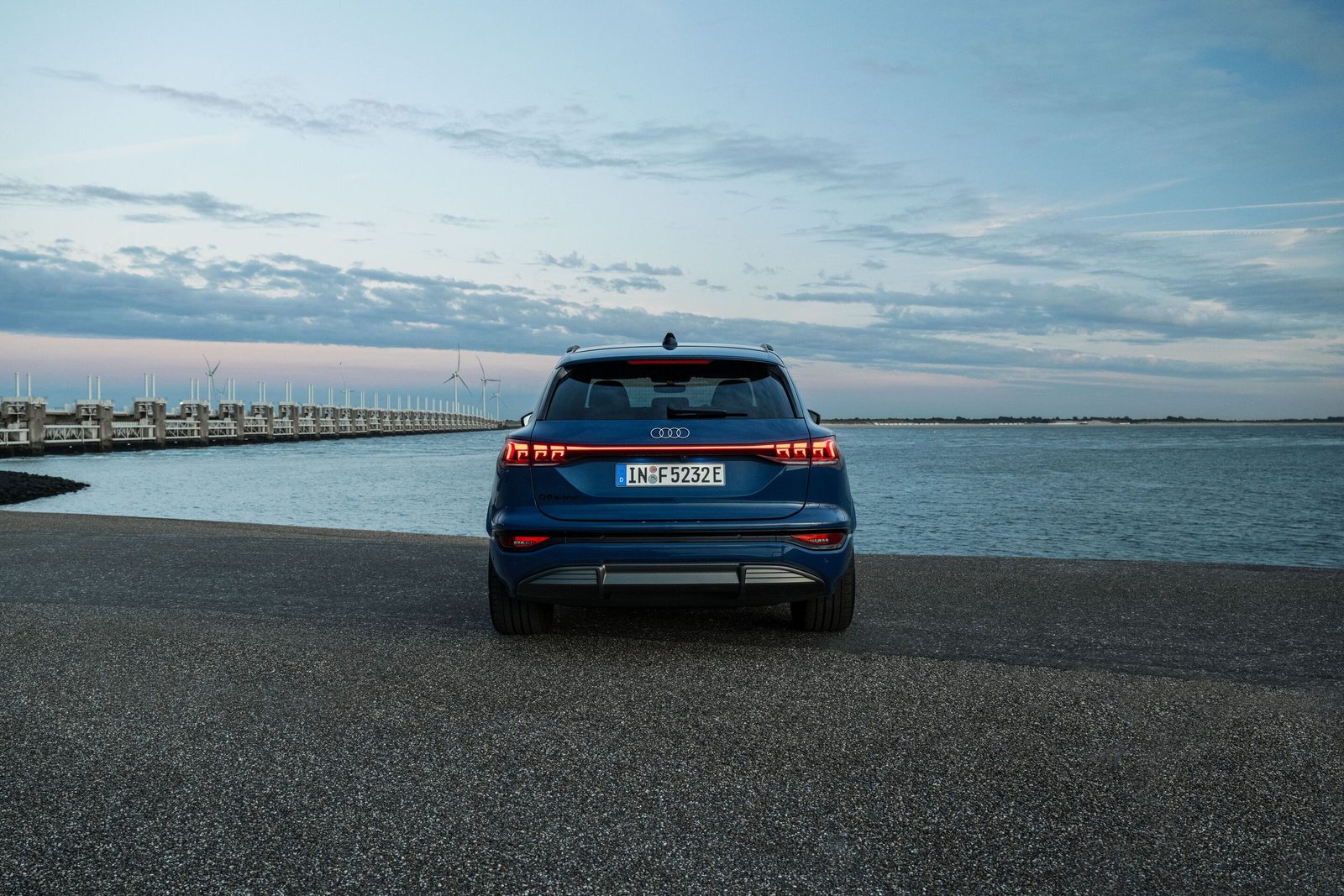 Audi Q6 e-tron Global 2024 - exterior, rear view, Global / EV Query only market
