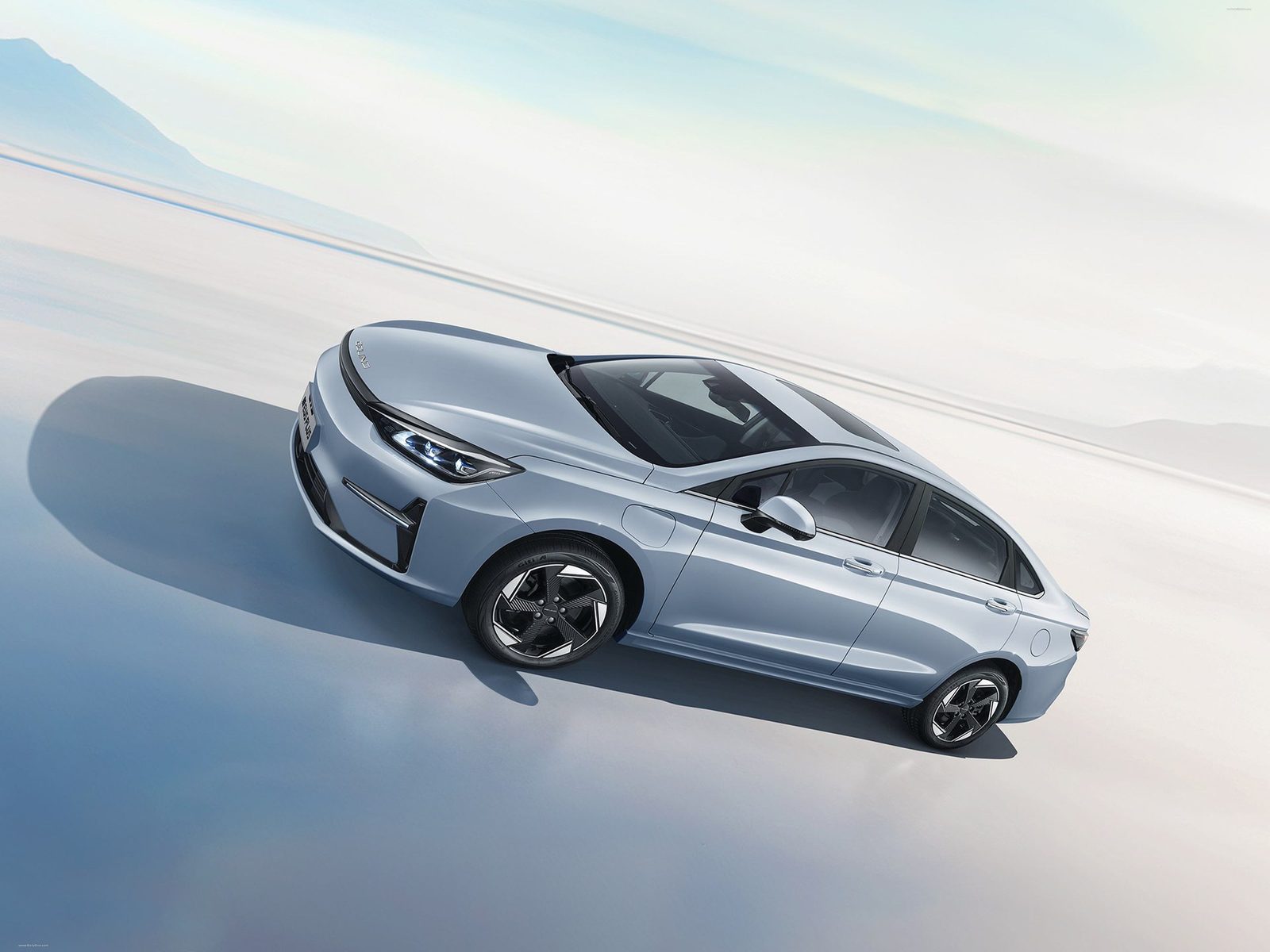 BAIC / Beijing EU5 Plus 2021 - exterior, top front 3q, China / import market