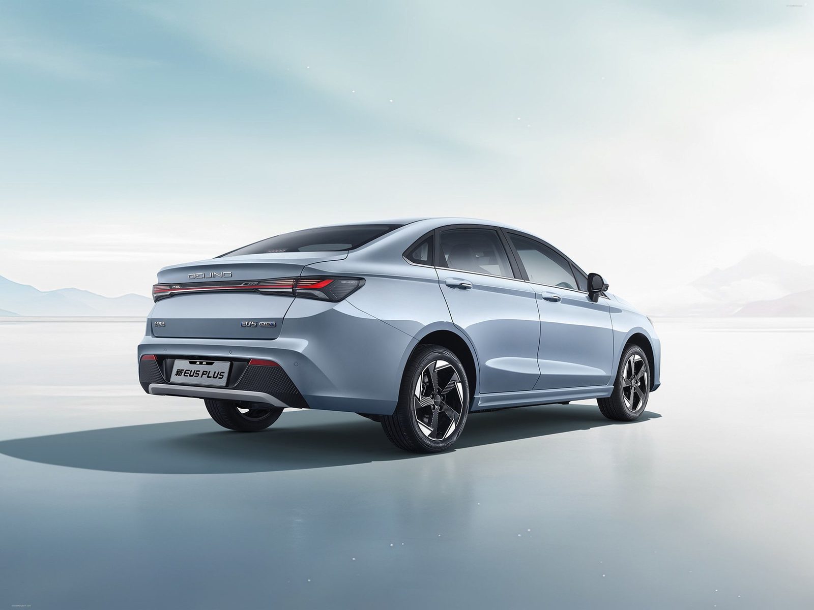 BAIC / Beijing EU5 Plus 2021 - exterior, rear three-quarter view, China / import market