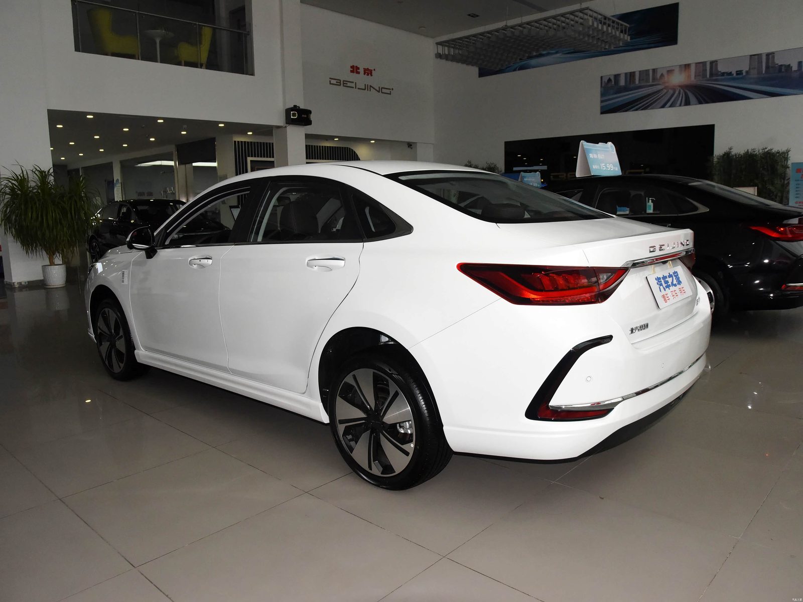 BAIC / Beijing EU7 2022 - exterior, rear 3q alt, China / import market