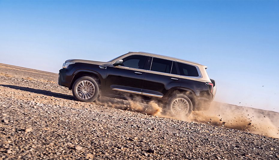 BAIC / Beijing Taitan 700 EREV 2026 - exterior, desert rear 3q, China market