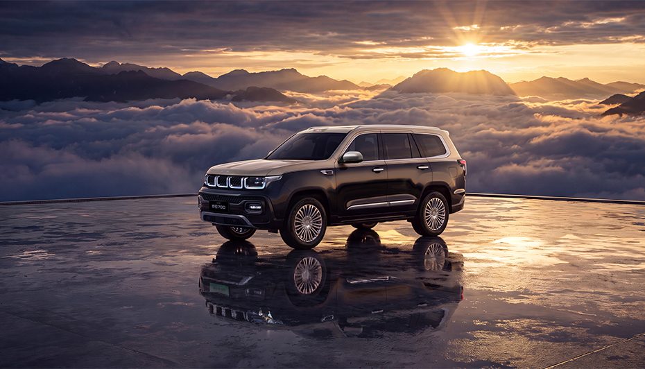 BAIC / Beijing Taitan 700 EREV 2026 - exterior, mountain front 3q, China market