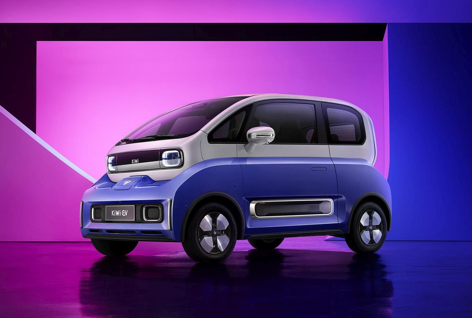 Baojun KiWi EV 2021 - exterior, studio front 3q, China / import market