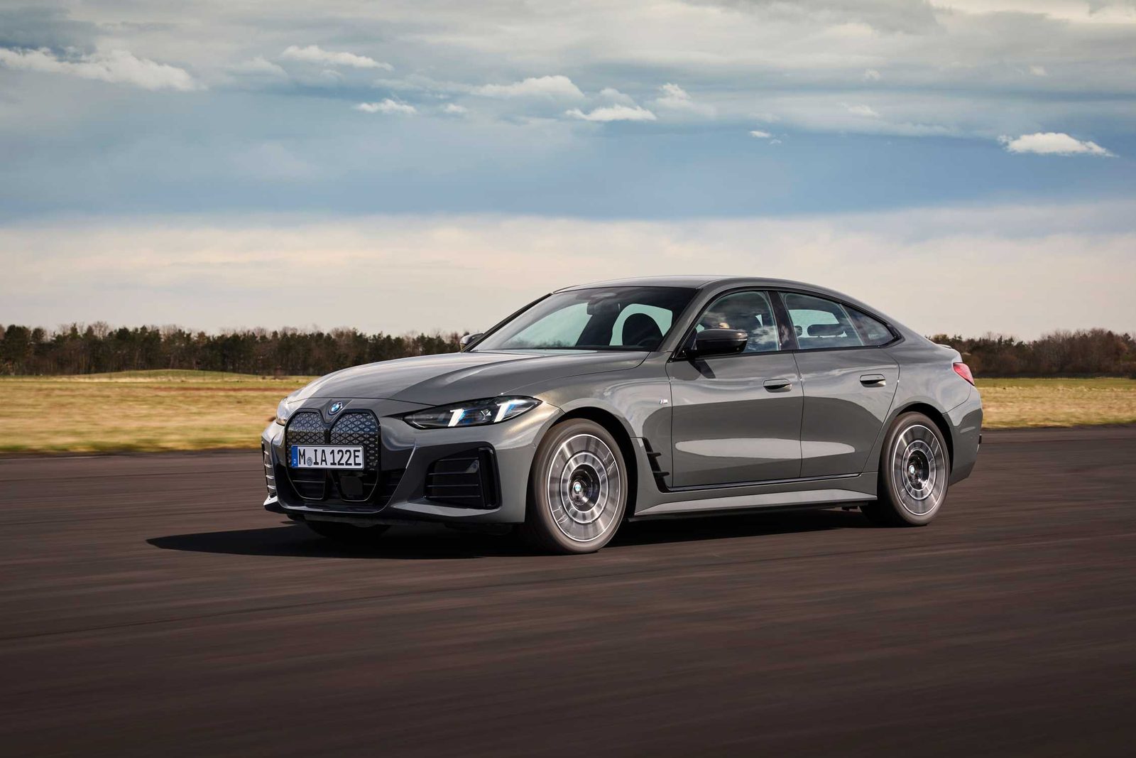 BMW i4 Global 2025 - exterior, rear three-quarter view, Global market