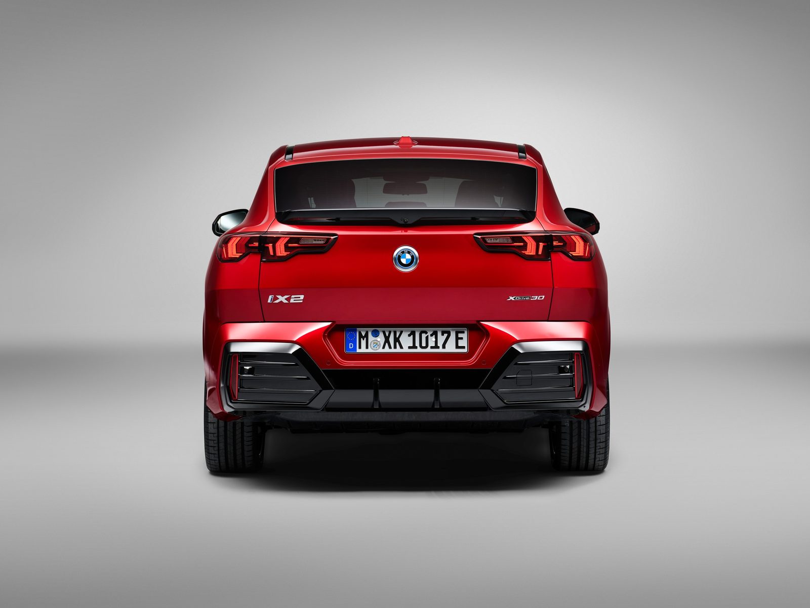 BMW iX2 Global 2024 - exterior, rear studio, Global reference market