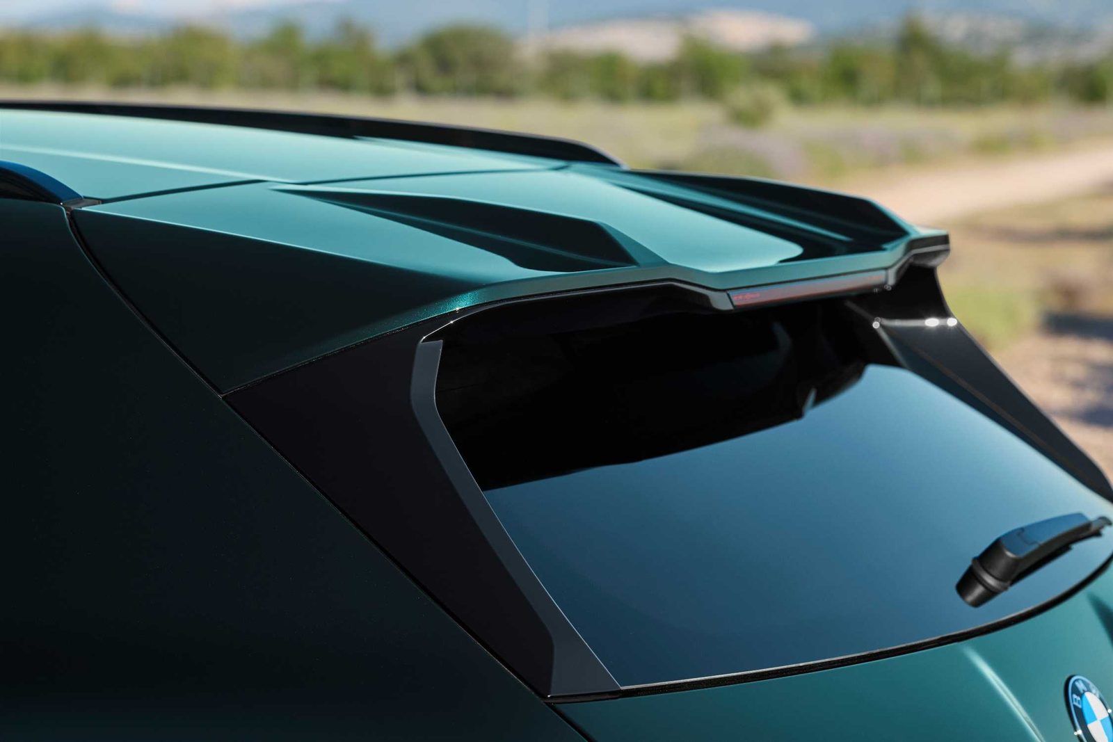 BMW iX3 M60 xDrive Global 2027 - exterior, rear spoiler detail, global NA5 M60 market
