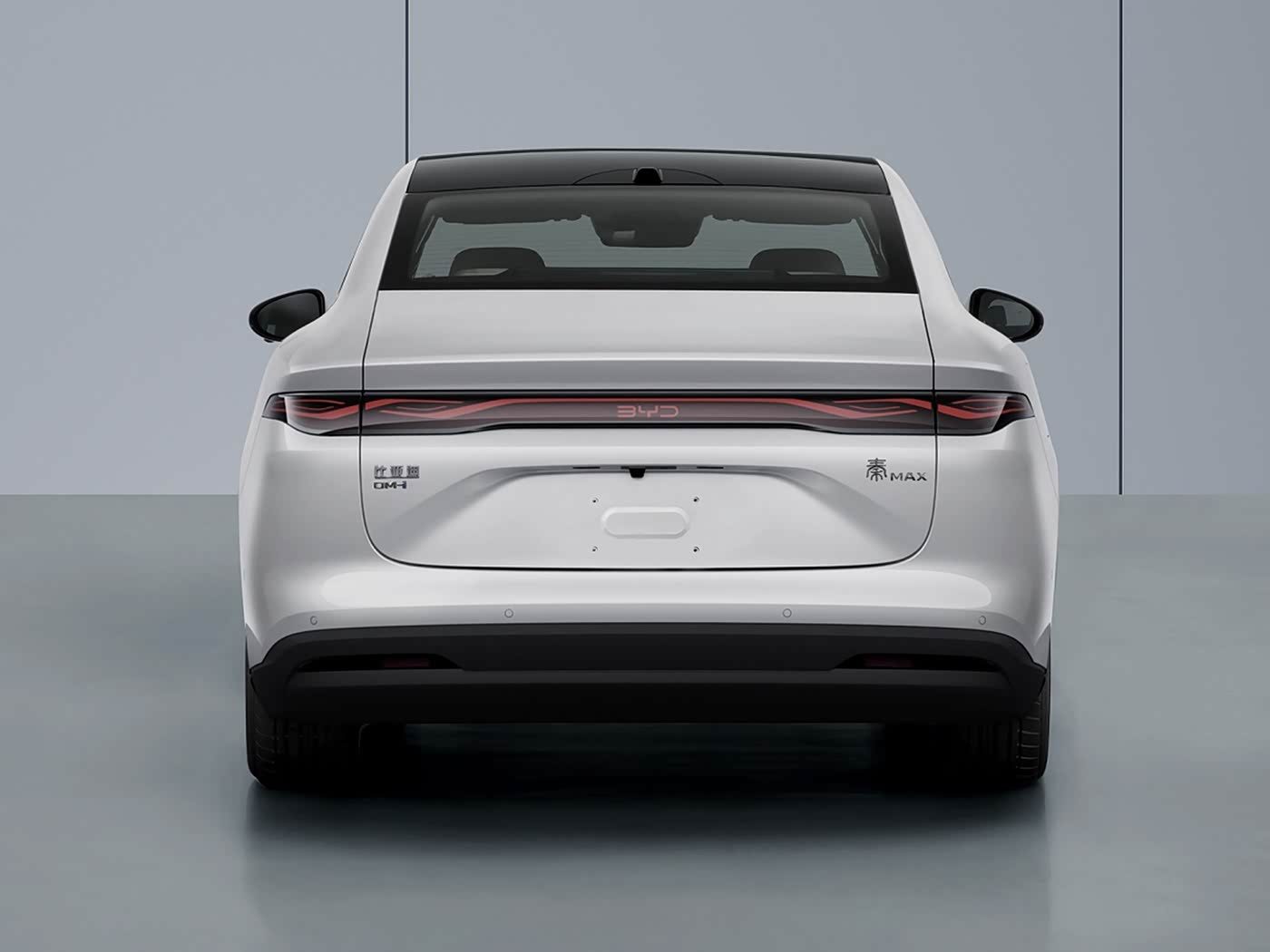 BYD Qin Max EV / DM-i 2026 - exterior, rear white launch reference, China launch/reference market