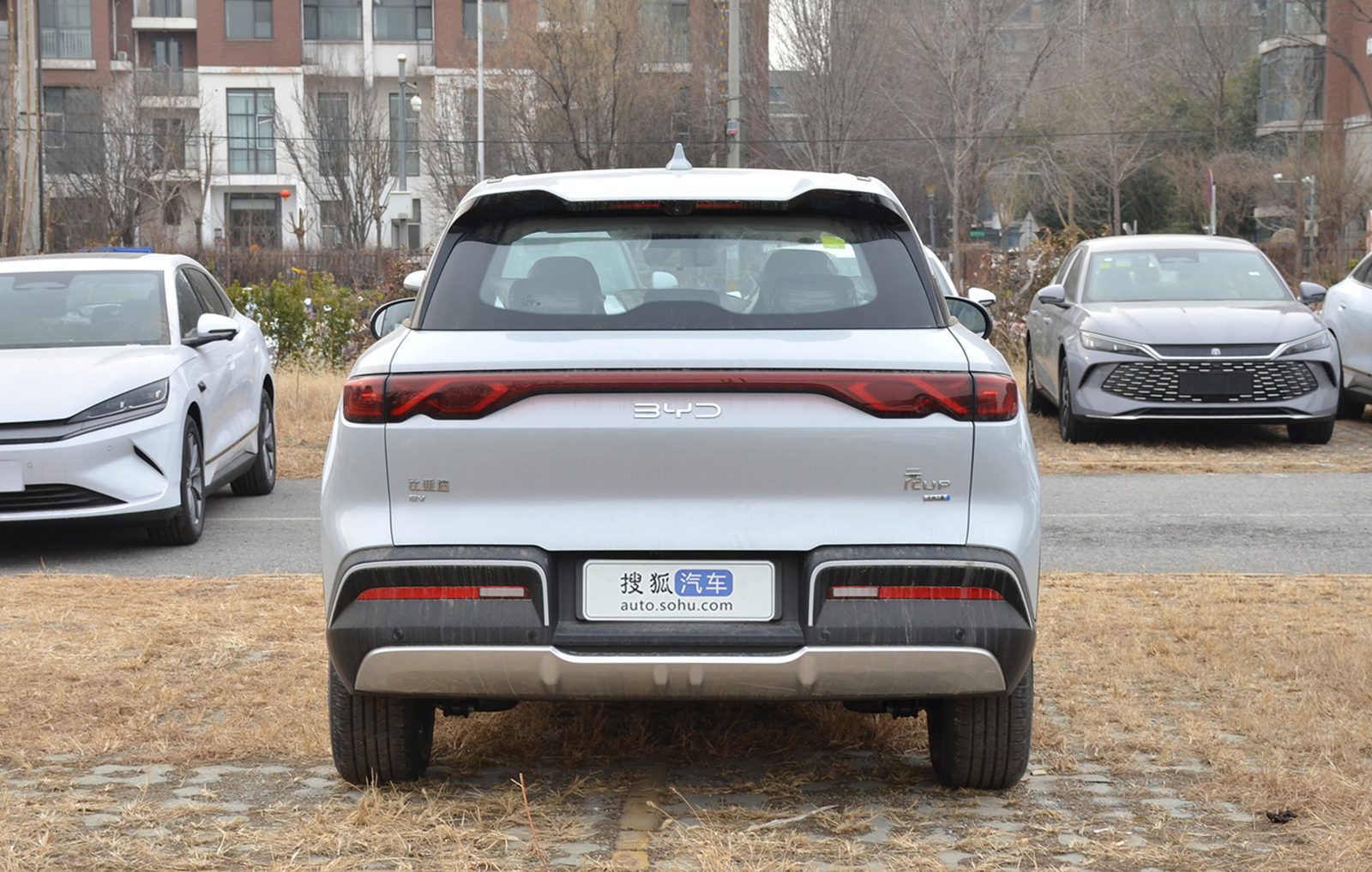 BYD Yuan UP EV 2025 - exterior, rear view, China / import visual reference market