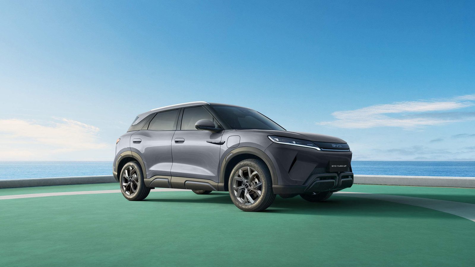 BYD Yuan UP EV MY2027 2026 - exterior, side 3q, official_regional market