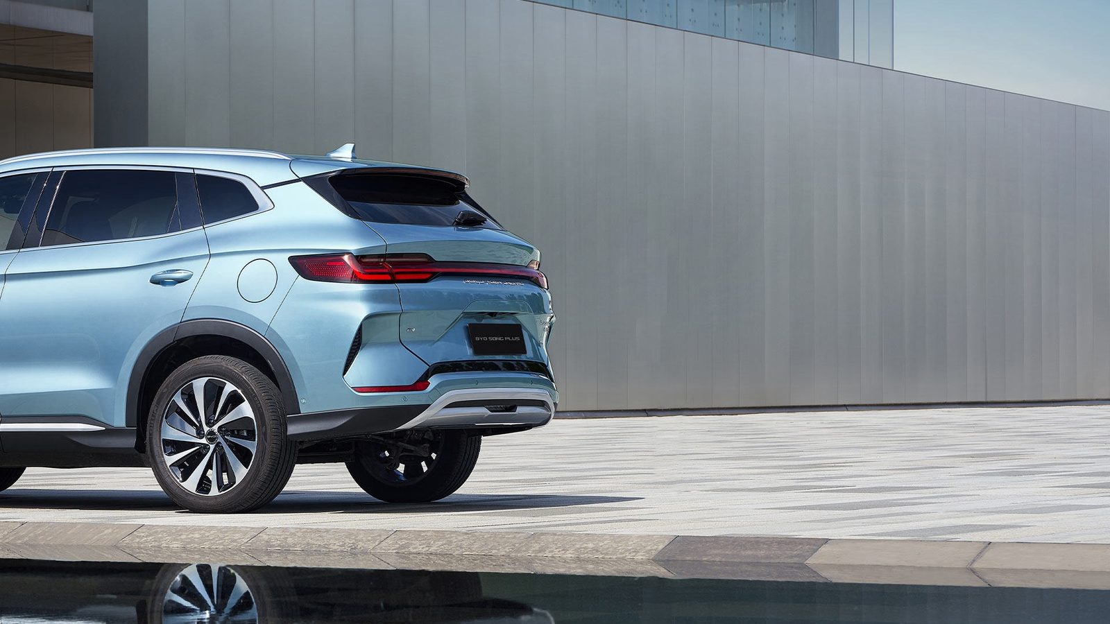 BYD Song Plus EV 2025 - exterior, rear light detail, export/regional market