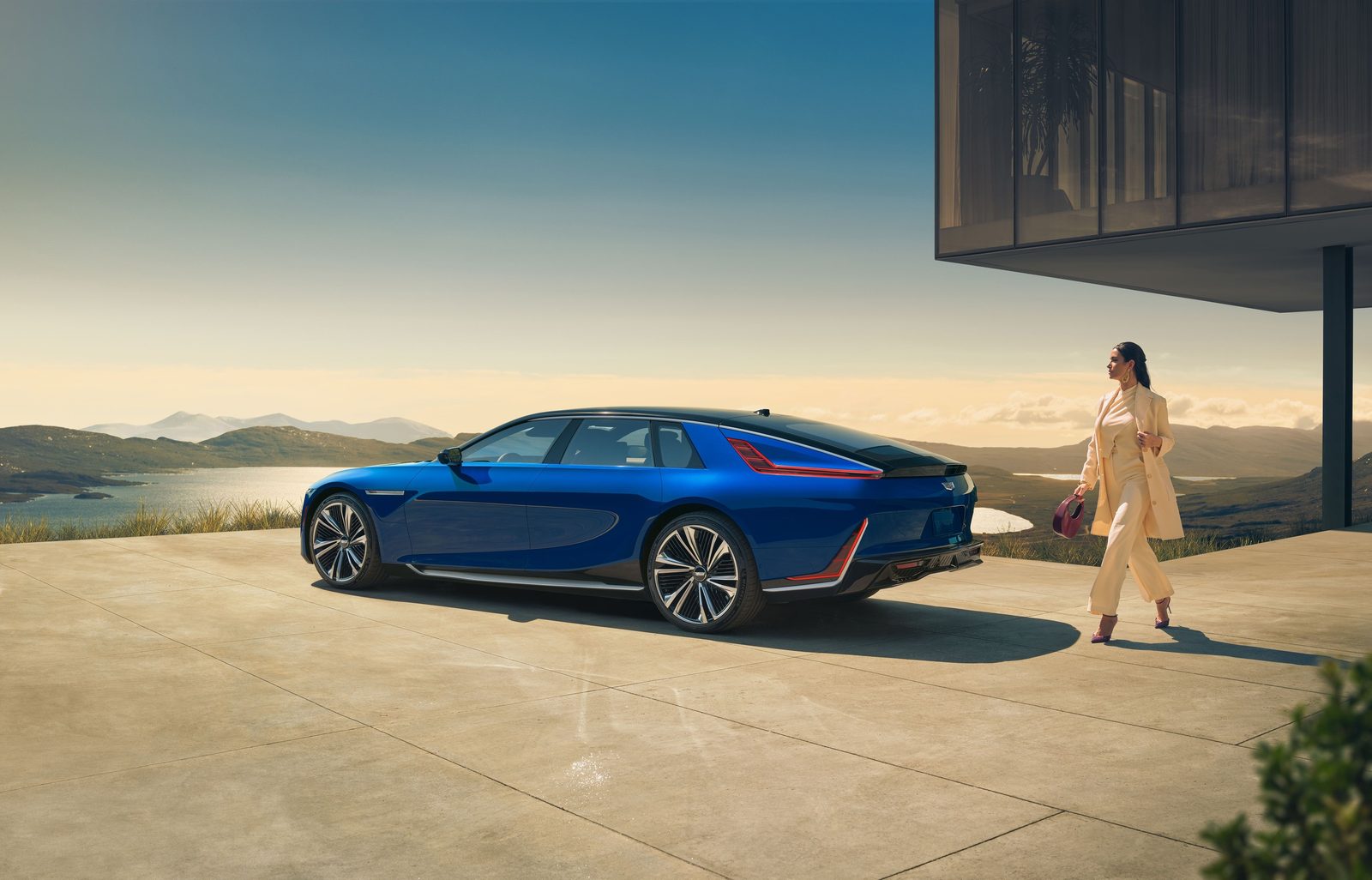 Cadillac CELESTIQ 2024 - exterior, side profile lifestyle, global market
