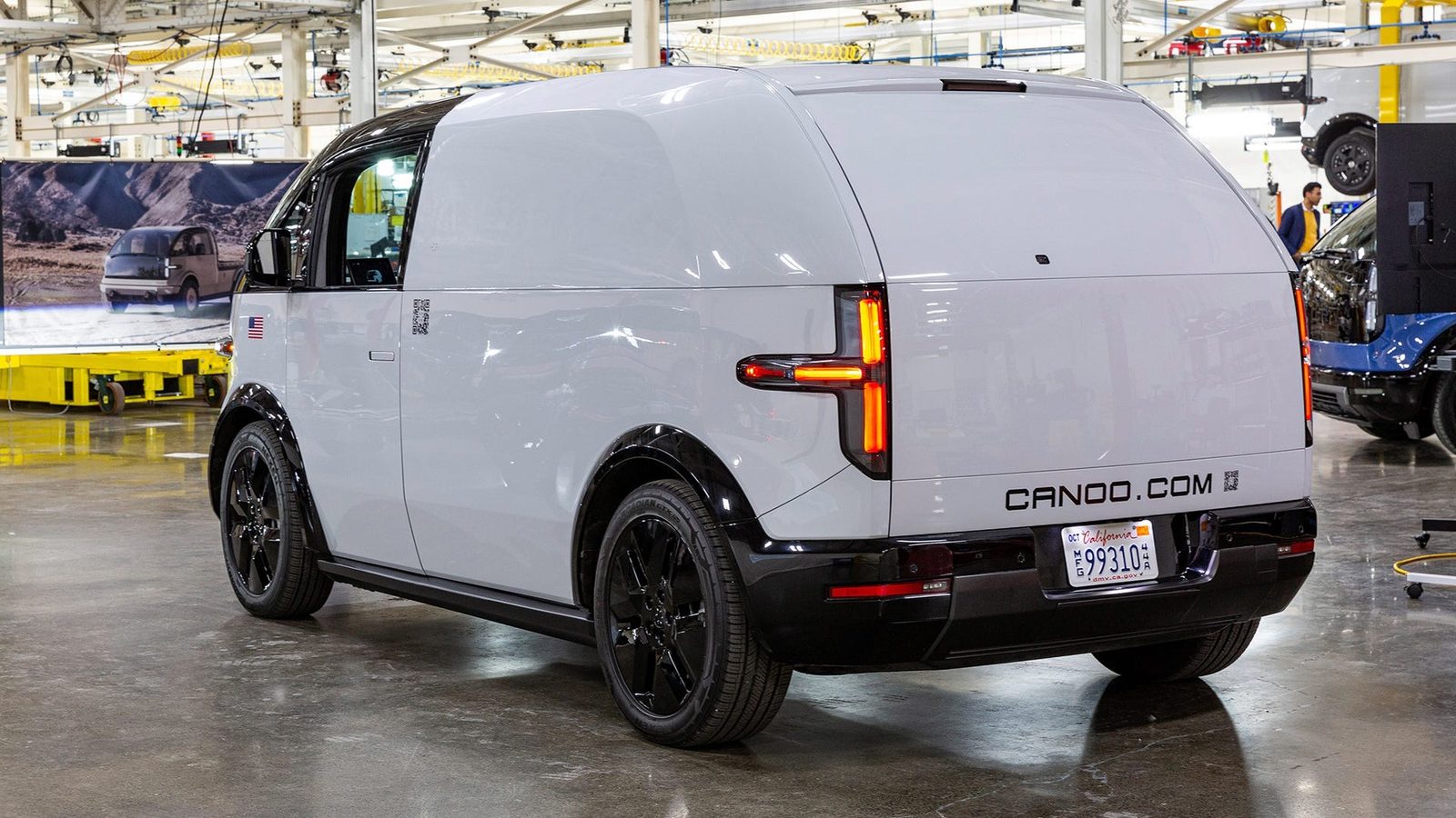 Canoo LDV 130 2024 - exterior, rear 3q fleet, us_archive_reference market