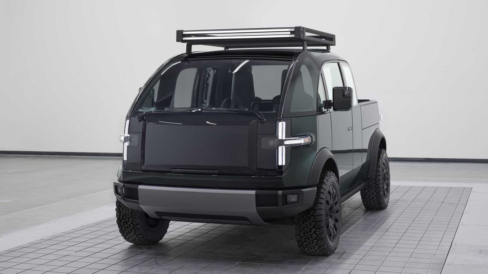 Canoo Pickup Truck 2023 - exterior, rear three quarter studio, US cancelled concept/reference market