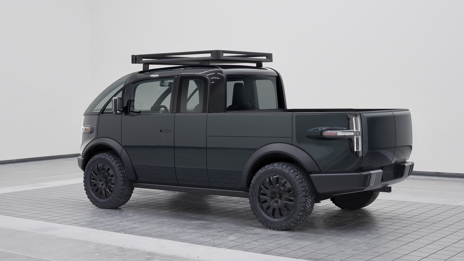 Canoo Pickup Truck 2023 - exterior, side profile studio, US cancelled concept/reference market
