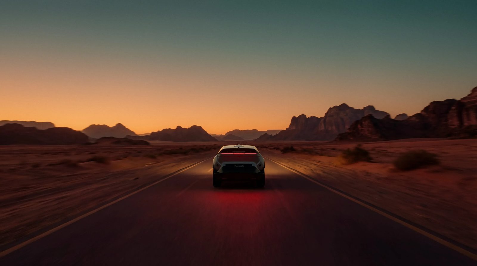 CEER EXOBOT SUV 2026 - exterior, rear desert
