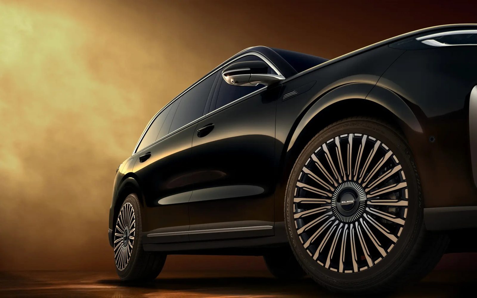 Chery Group ESTEO Exlantix ET8 2026 - exterior, wheel front detail, Russia announced/watchlist market