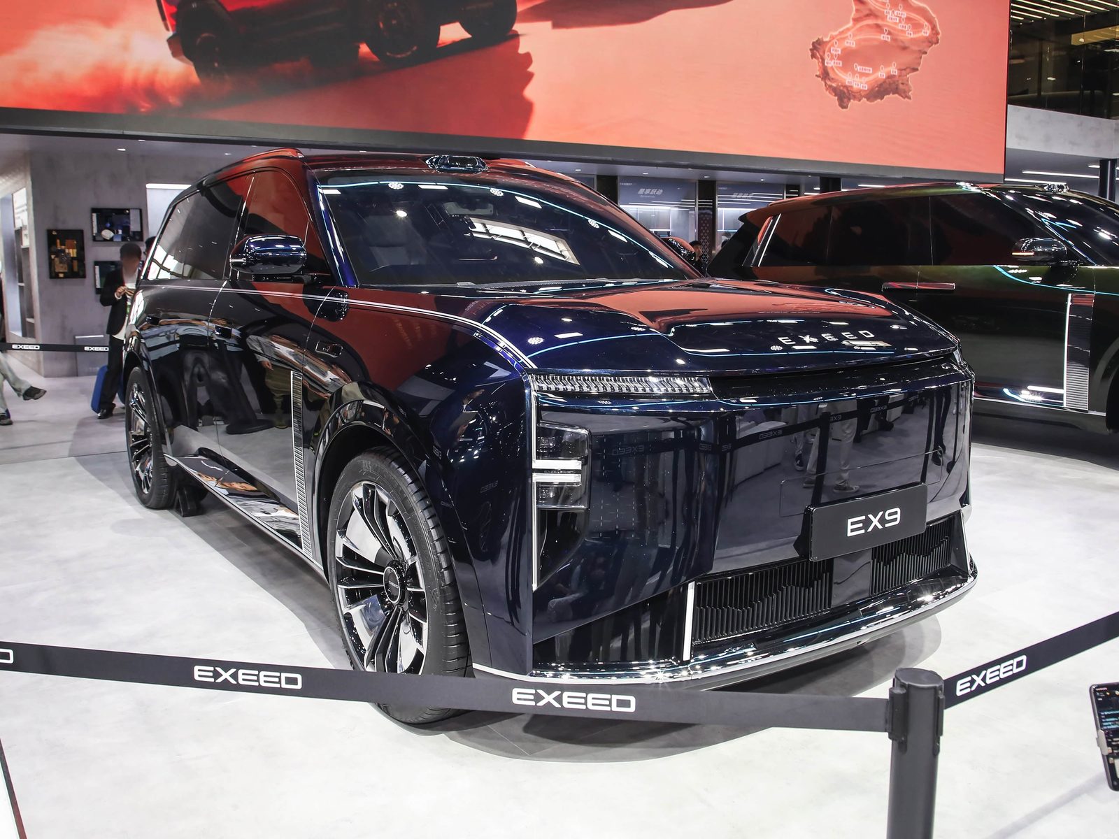 Chery Group Exeed EX9 Concept 2026 - exterior, front three quarter show alt, China 2026 concept / auto-show reference market