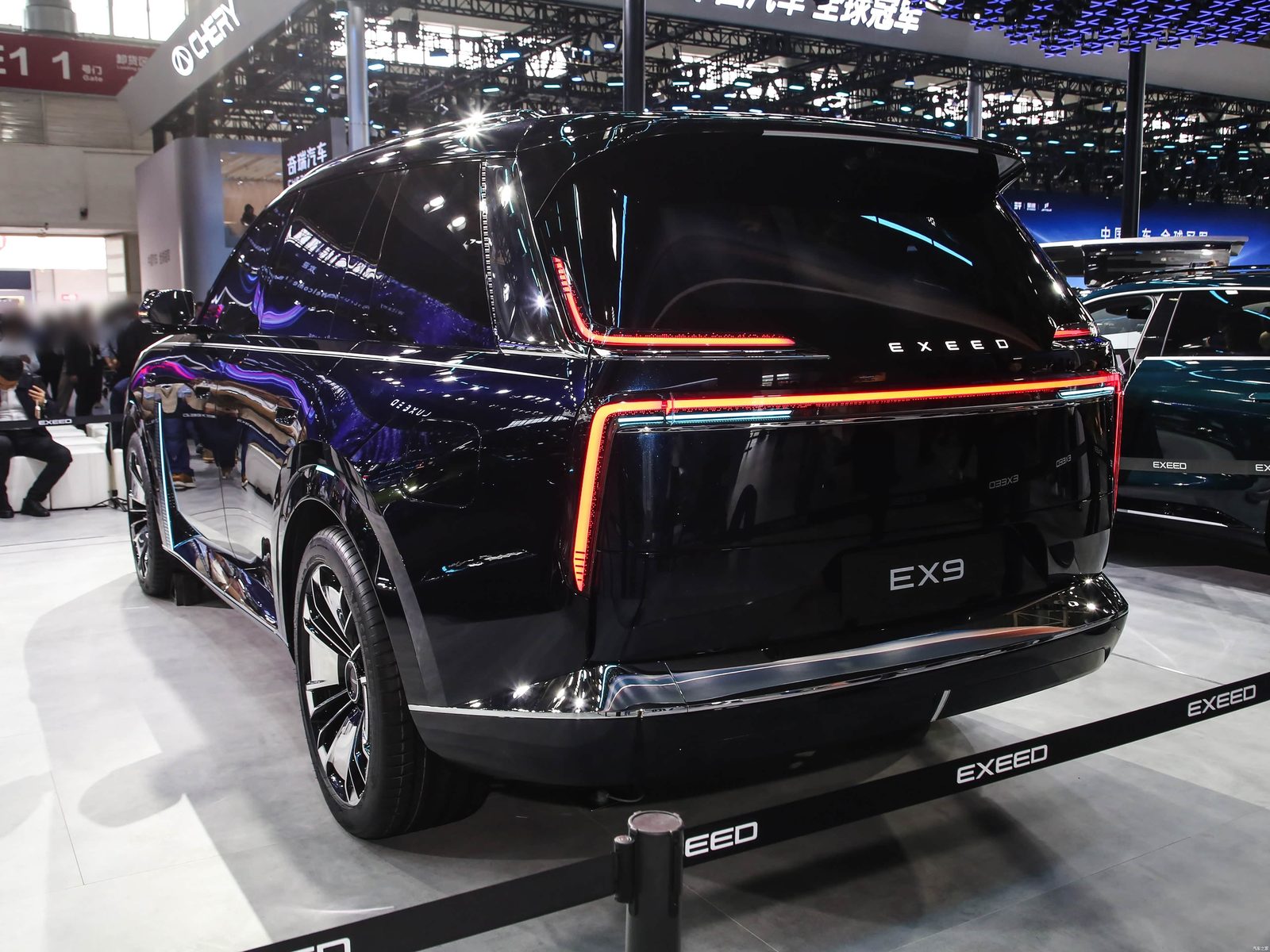 Chery Group Exeed EX9 Concept 2026 - exterior, rear three quarter show, China 2026 concept / auto-show reference market