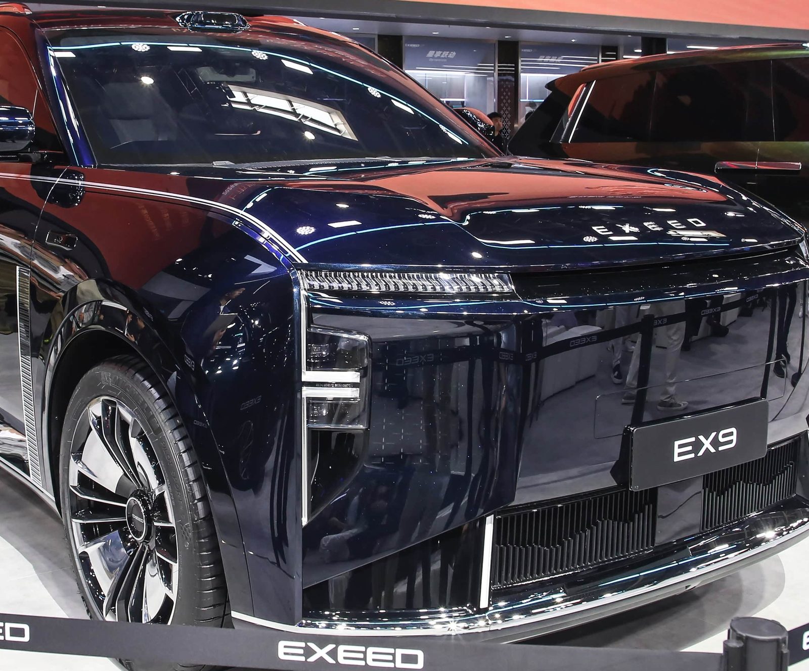 Chery Group Exeed EX9 Concept 2026 - exterior, front fascia detail, China 2026 concept / auto-show reference market