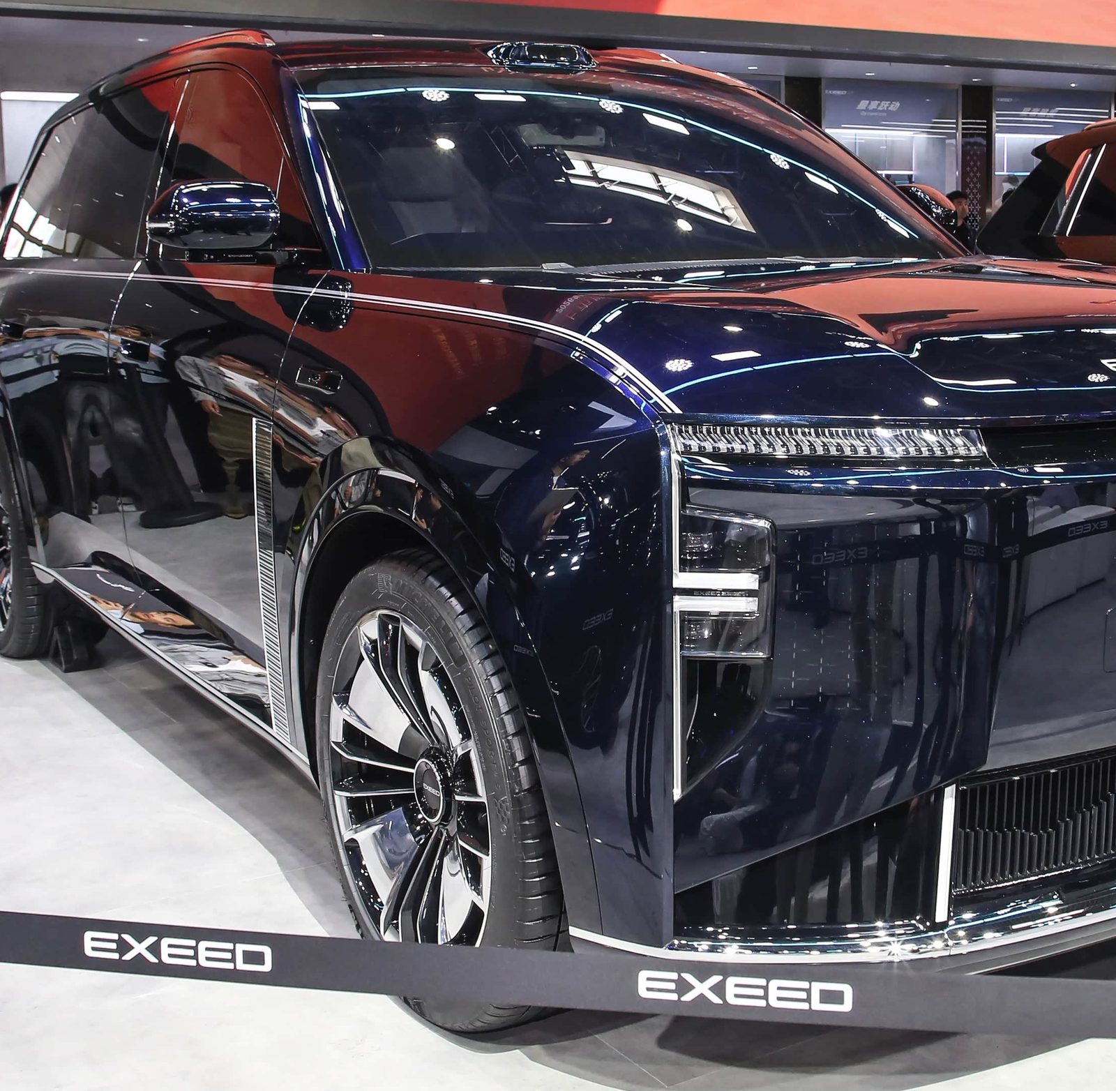 Chery Group Exeed EX9 Concept 2026 - exterior, front wheel body detail, China 2026 concept / auto-show reference market