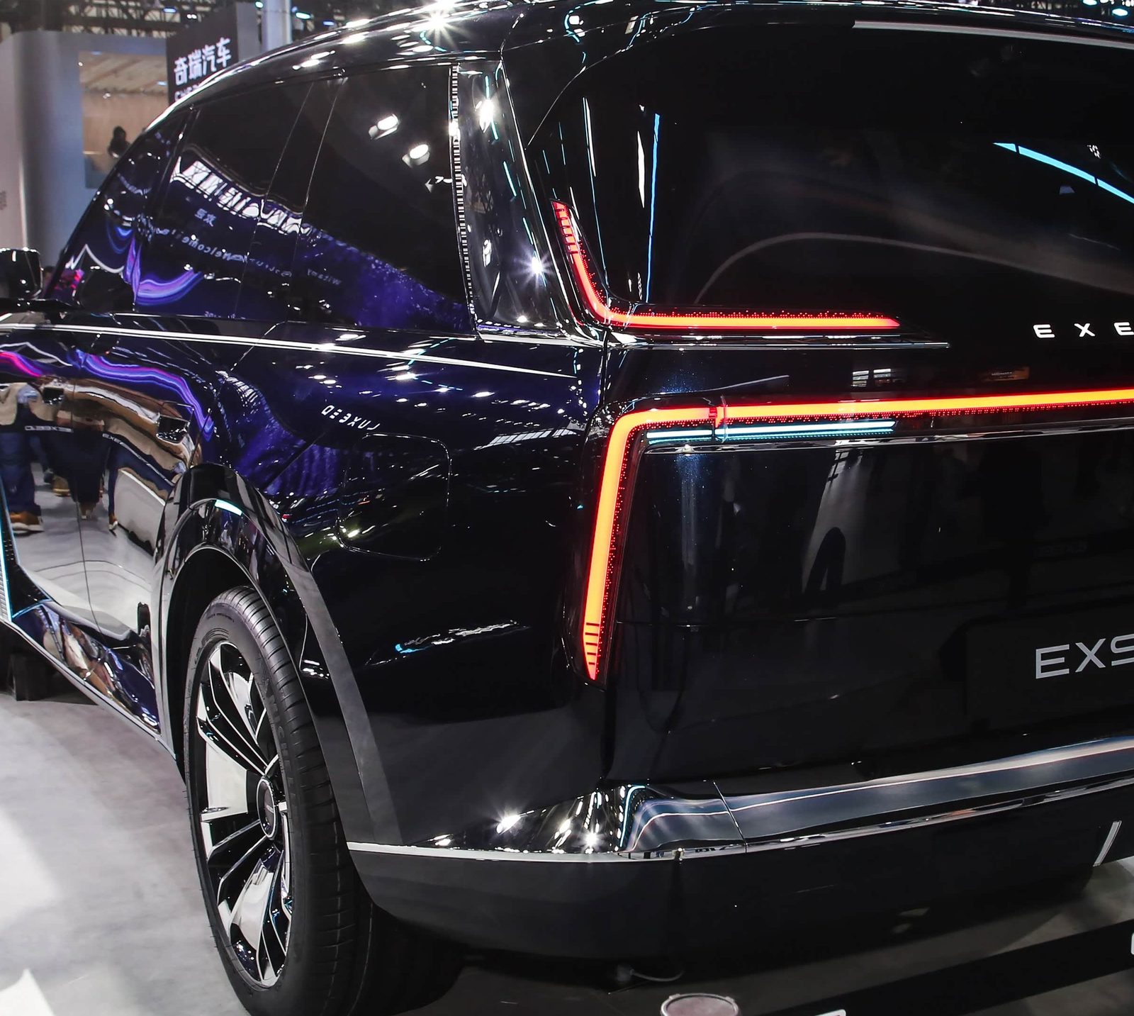 Chery Group Exeed EX9 Concept 2026 - exterior, rear light body detail, China 2026 concept / auto-show reference market