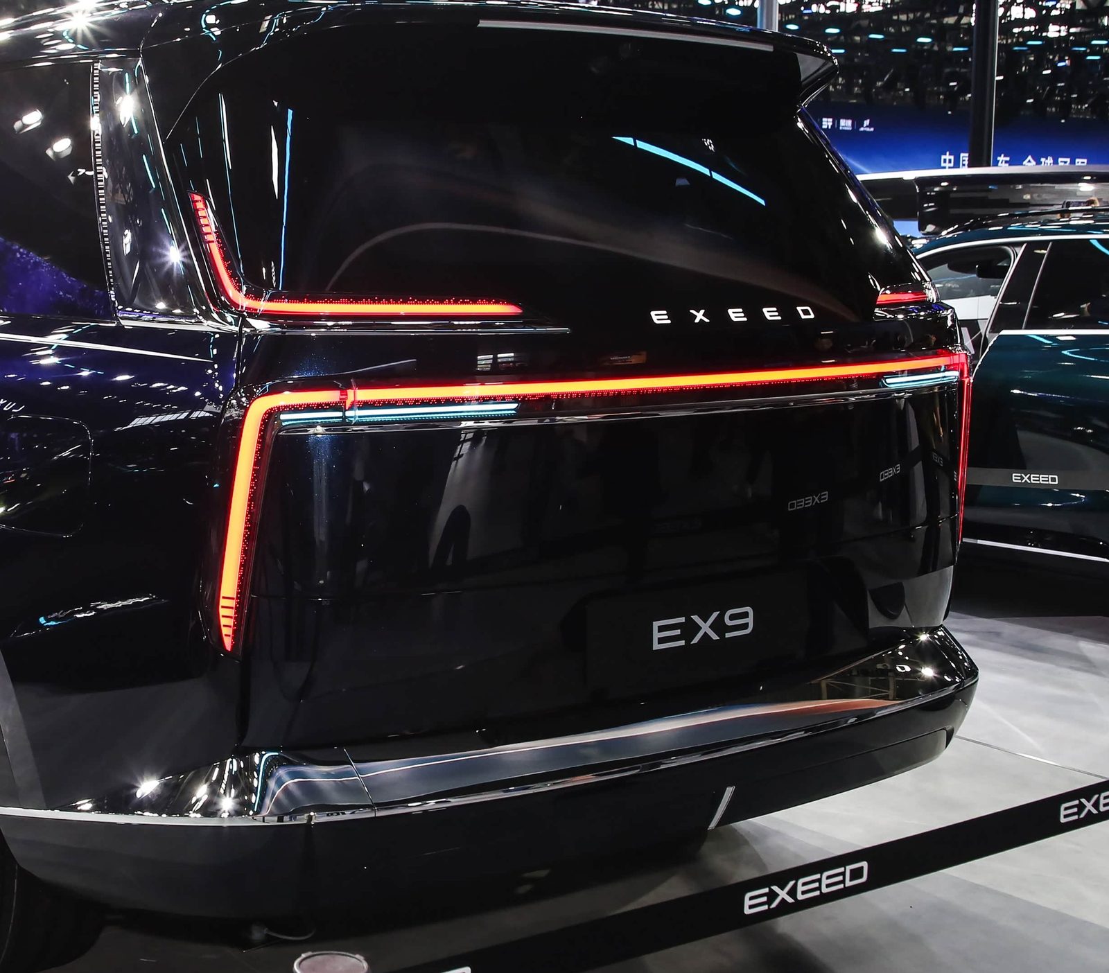 Chery Group Exeed EX9 Concept 2026 - exterior, rear quarter detail, China 2026 concept / auto-show reference market