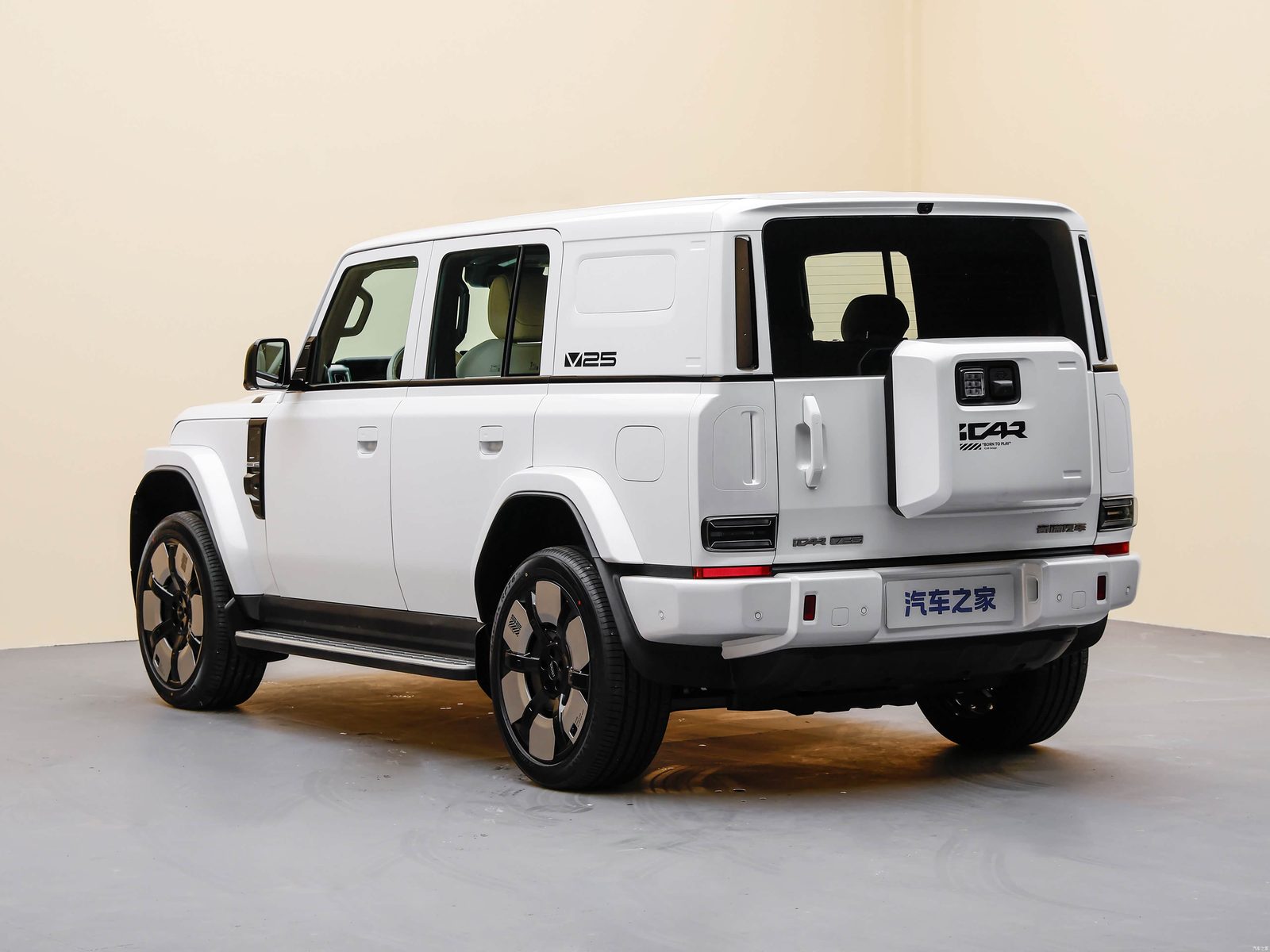 Chery Group iCAR V25 EREV 2026 - exterior, rear three-quarter view, China market