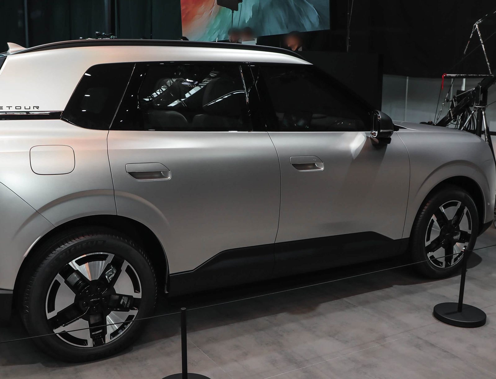 Chery Group Jetour Huanyouzhe EV 2026 - exterior, side body detail, China 2026 pre-sale auto-show reference market