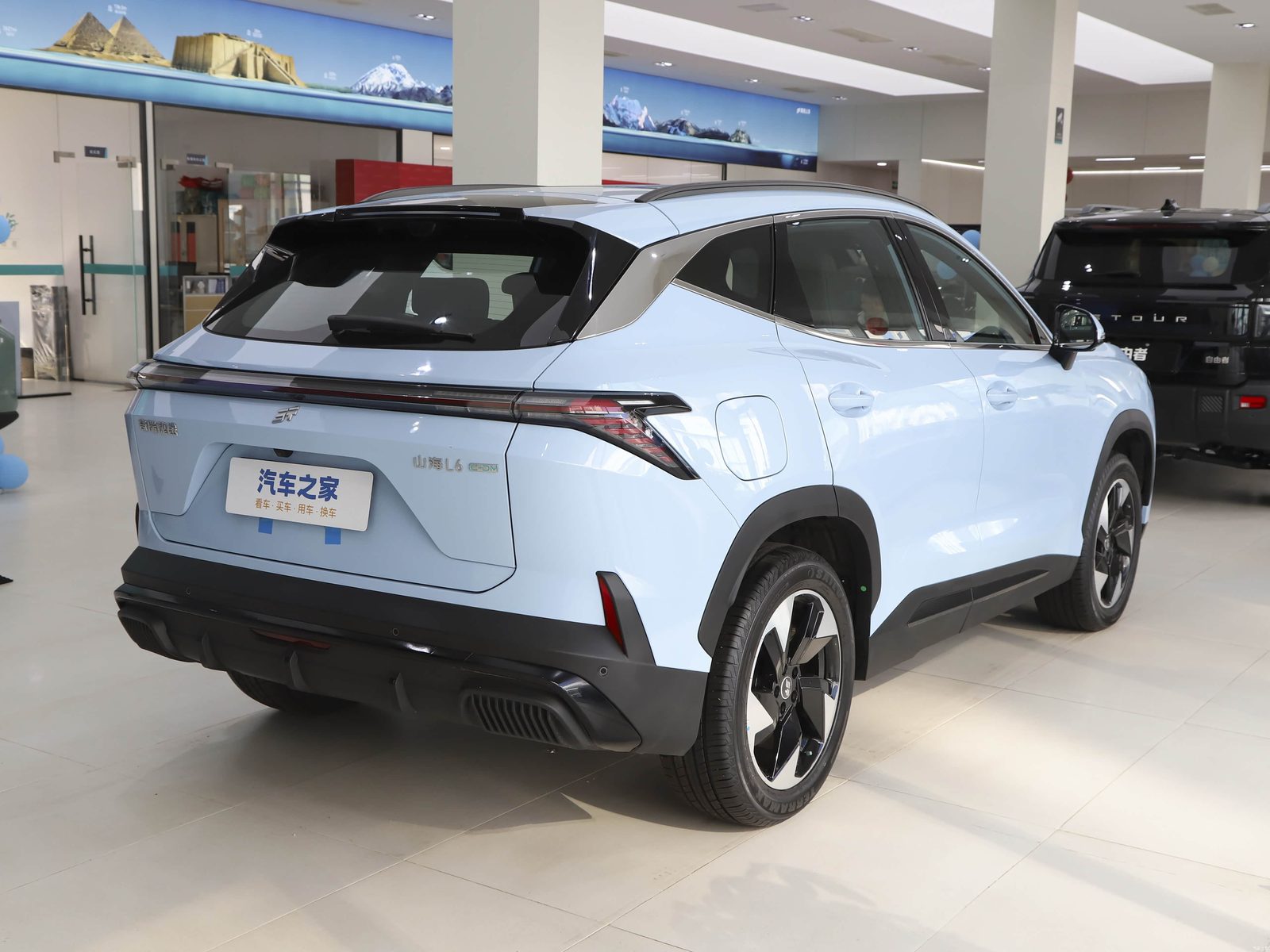 Chery Group Jetour Shanhai L6 2024 - exterior, rear 3q opposite, China market