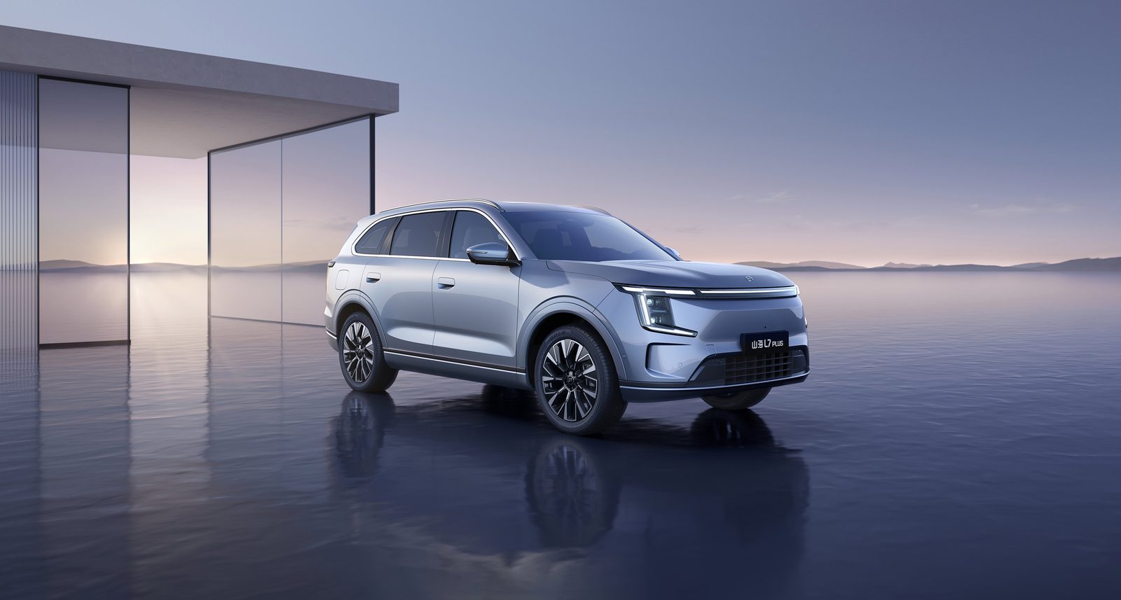 Chery Group Jetour Shanhai L7 PLUS PHEV - exterior, front three-quarter view, China market