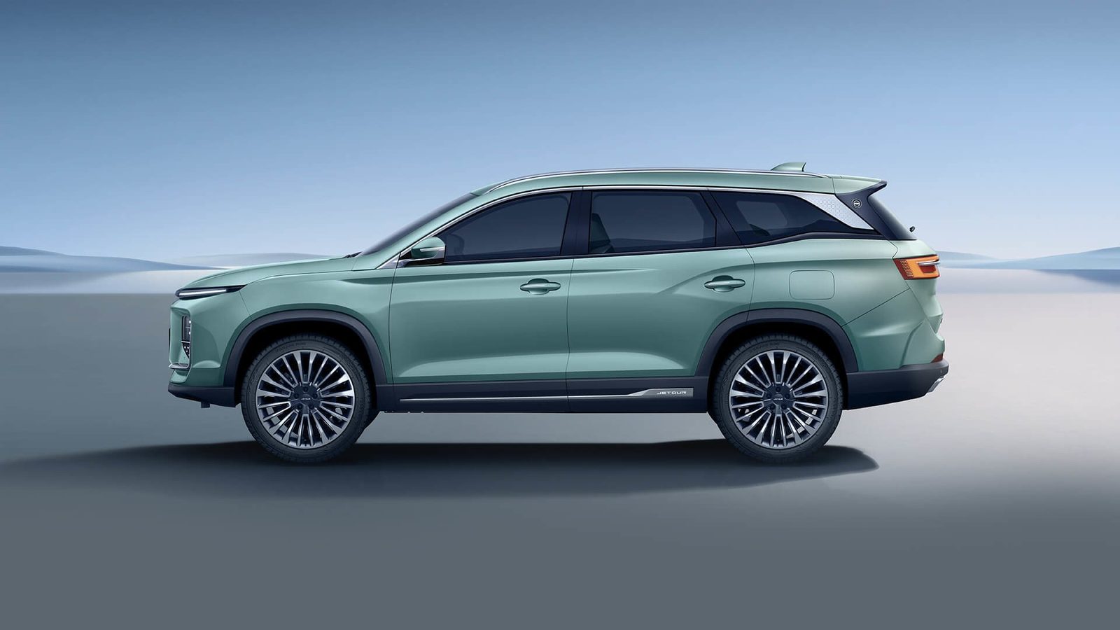 Chery Group Jetour Shanhai L9 2025 — главное фото модели, экстерьер, вид спереди 3/4, рынок internal_mvp