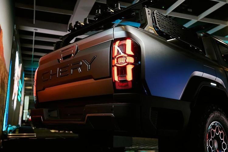 Chery Rely Pickup Chery Stockman PHEV 2026 - exterior, rear 3q detail, Australia pre-launch market
