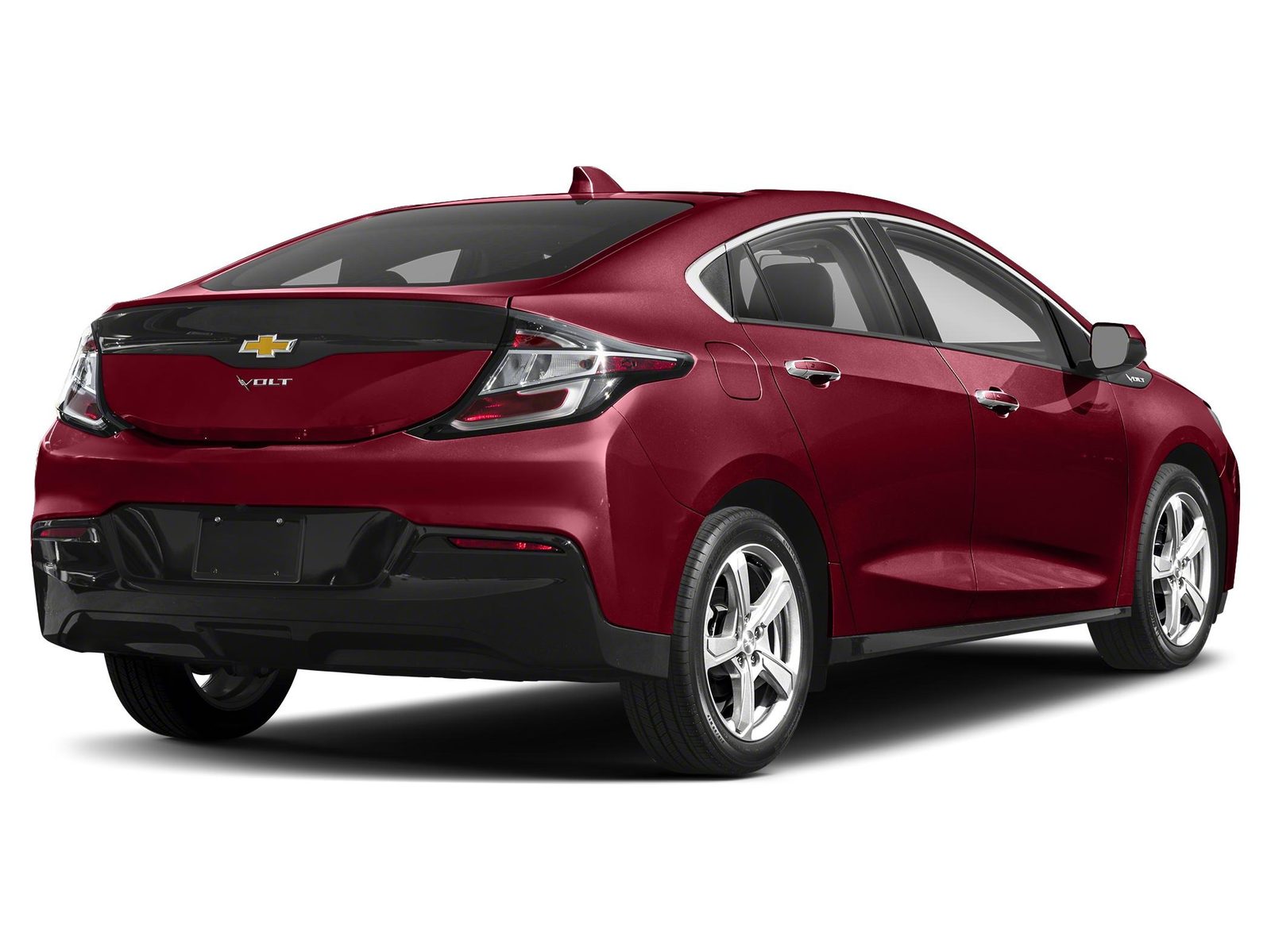 Chevrolet Volt 2011 - exterior, rear 3q studio red, US / EV Query historical reference market