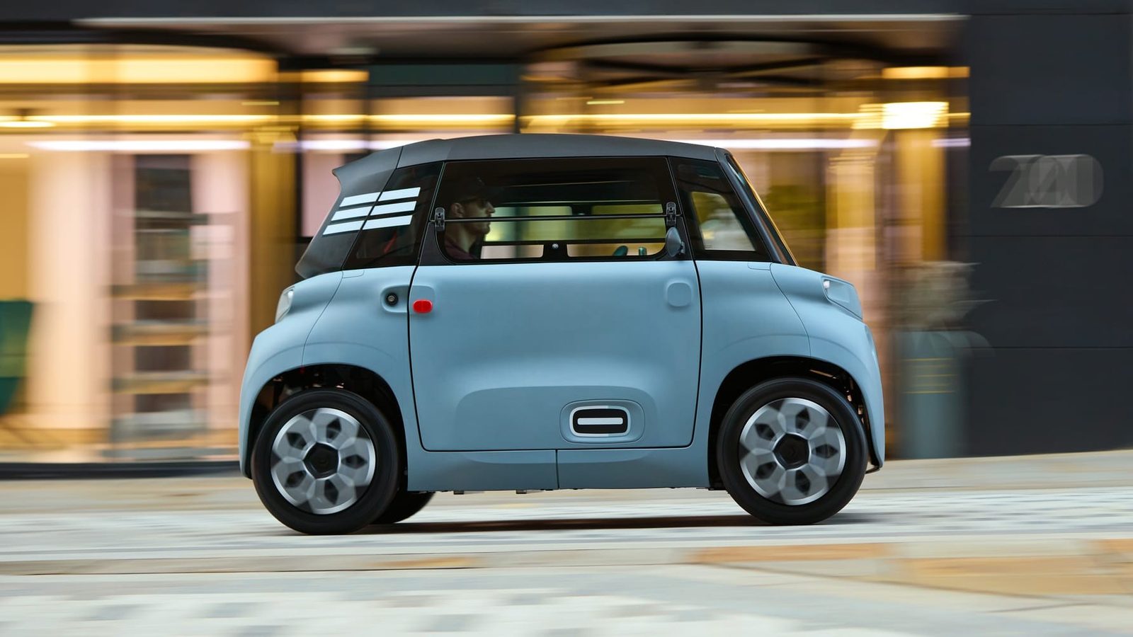 Citroen Ami 2020 — экстерьер, side motion, рынок Europe microcar reference