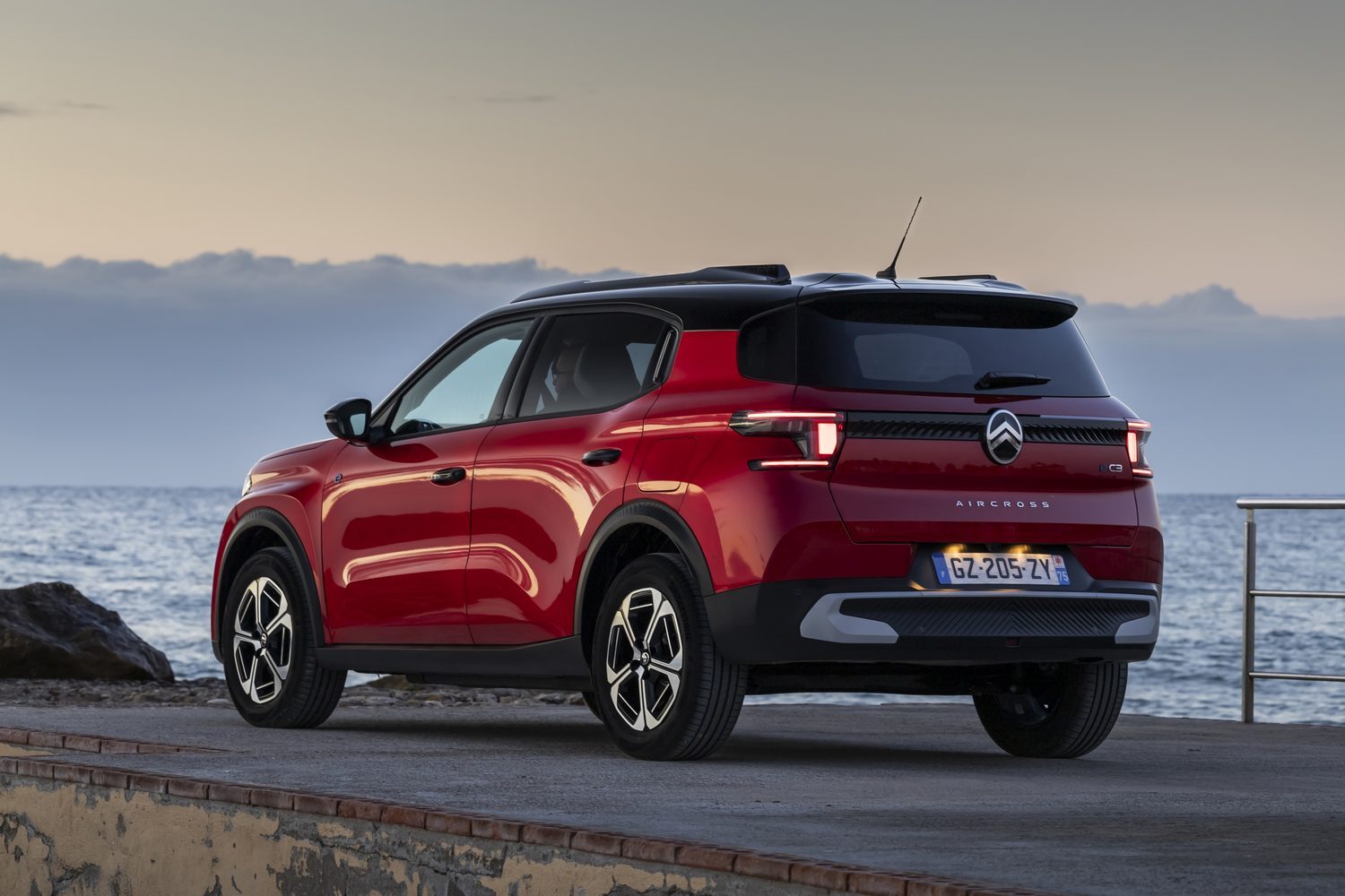 Citroen e-C3 Aircross 2024 - exterior, rear three-quarter view, Europe market