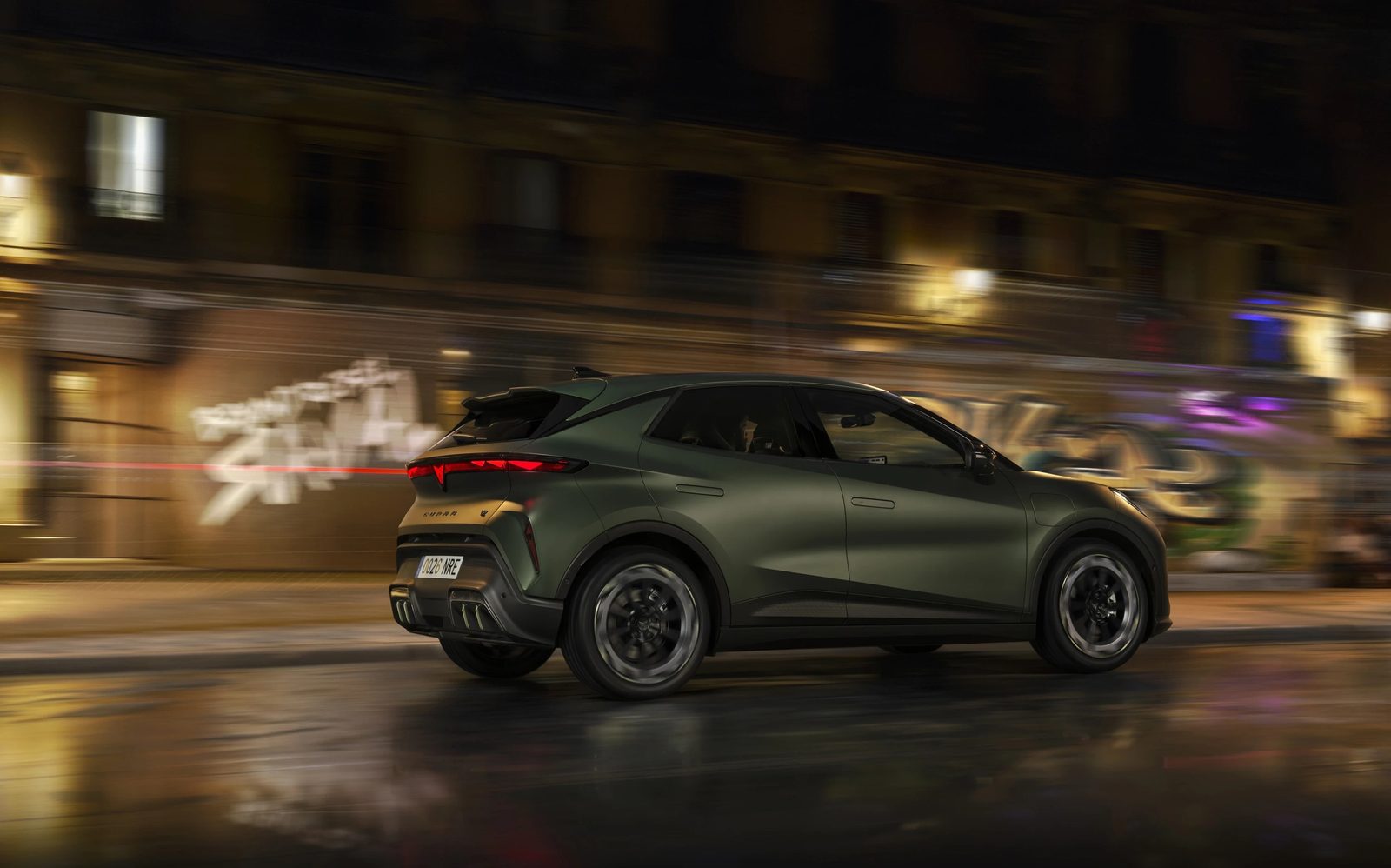 Cupra Raval 2026 - exterior, side dynamic, eu_reference market