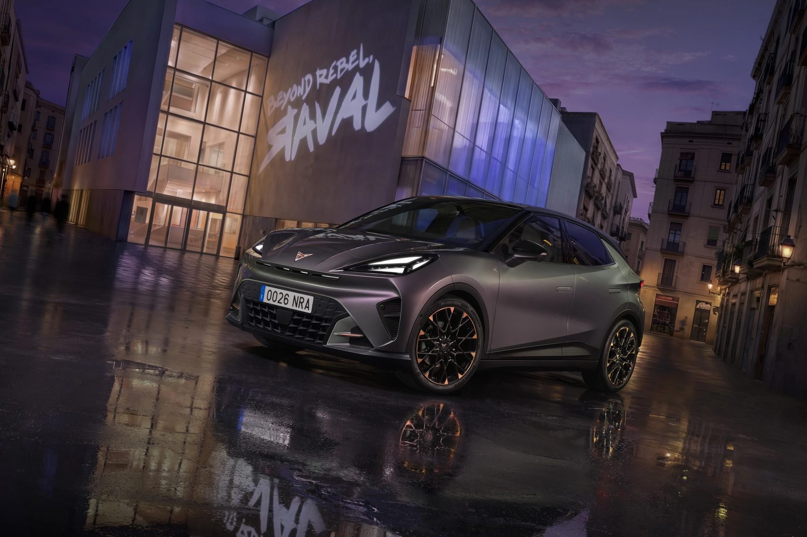 Cupra Raval 2026 - exterior, front three-quarter view, eu_reference market
