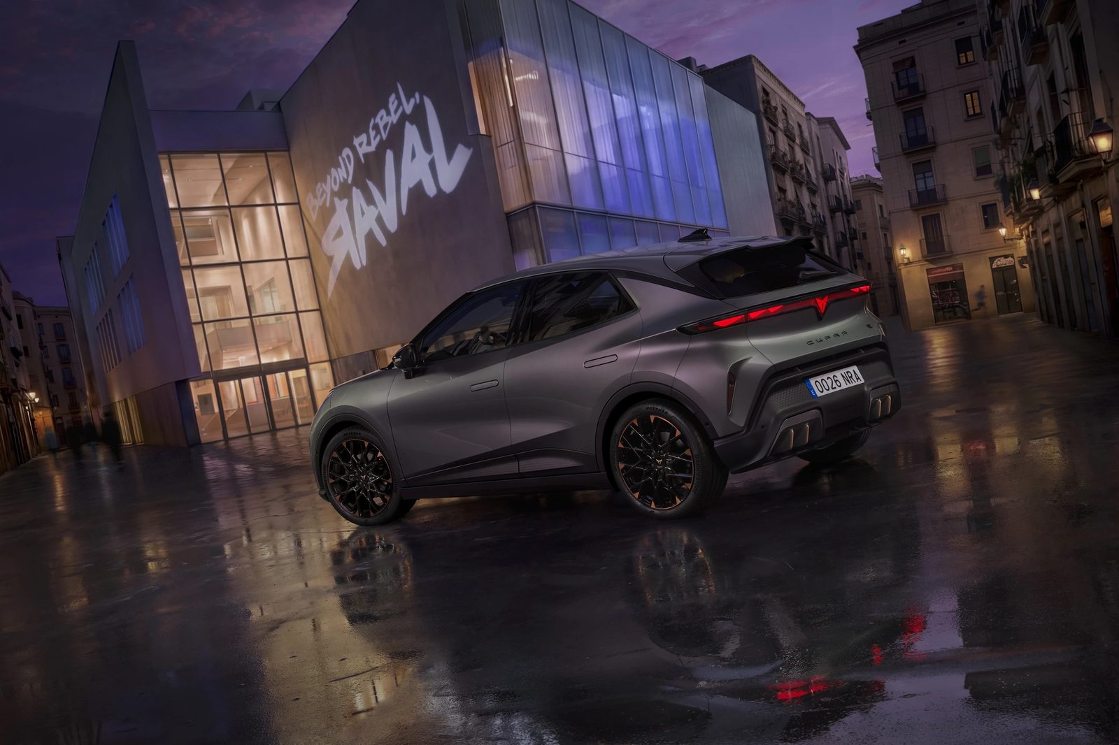 Cupra Raval 2026 - exterior, rear three-quarter view, eu_reference market