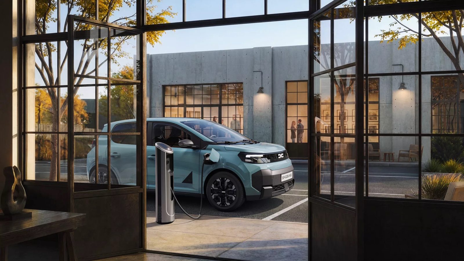Dacia Spring Second Generation 2026 - main model photo, exterior, front three-quarter view