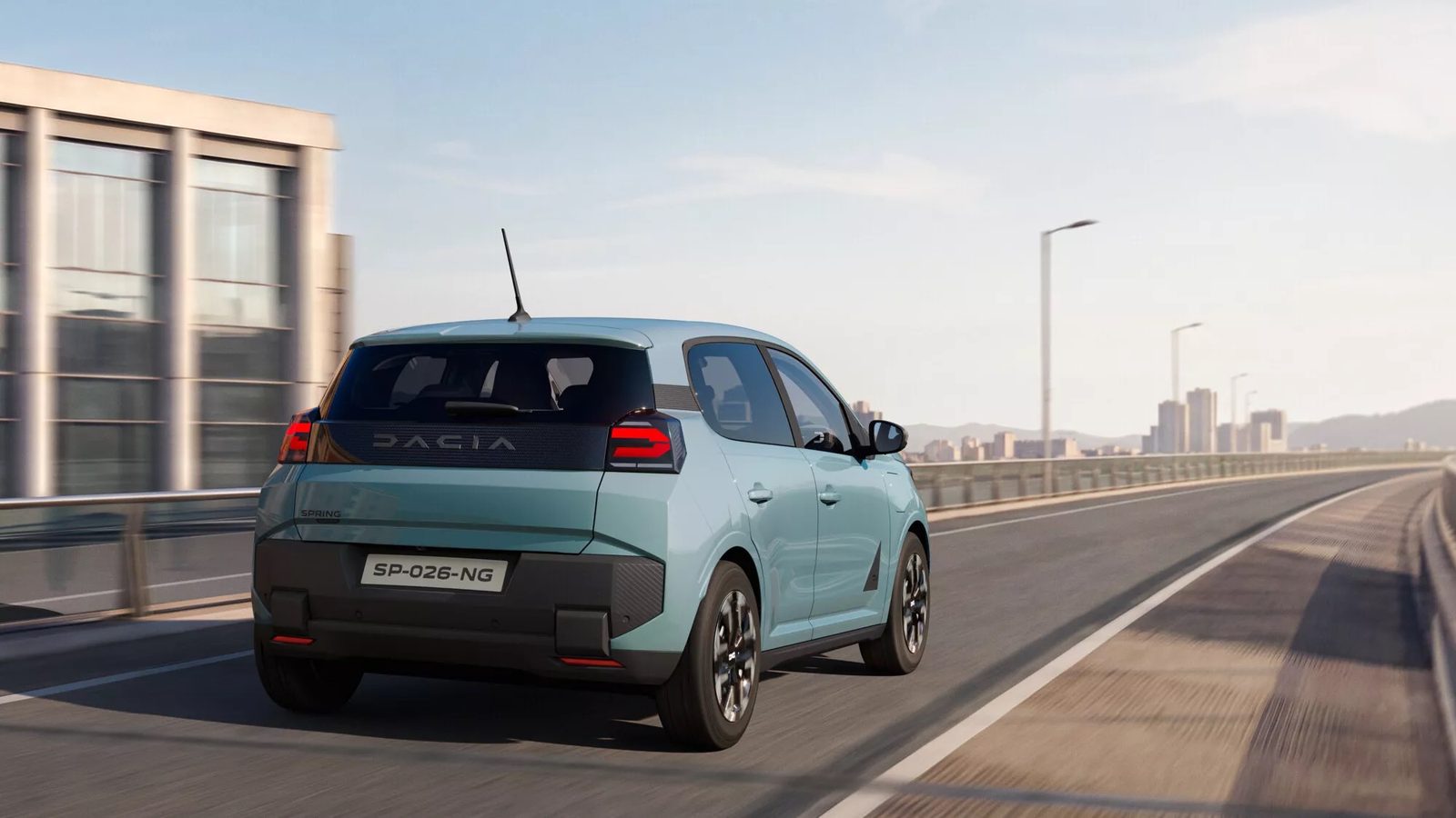 Dacia Spring Second Generation 2026 - exterior, rear three quarter action