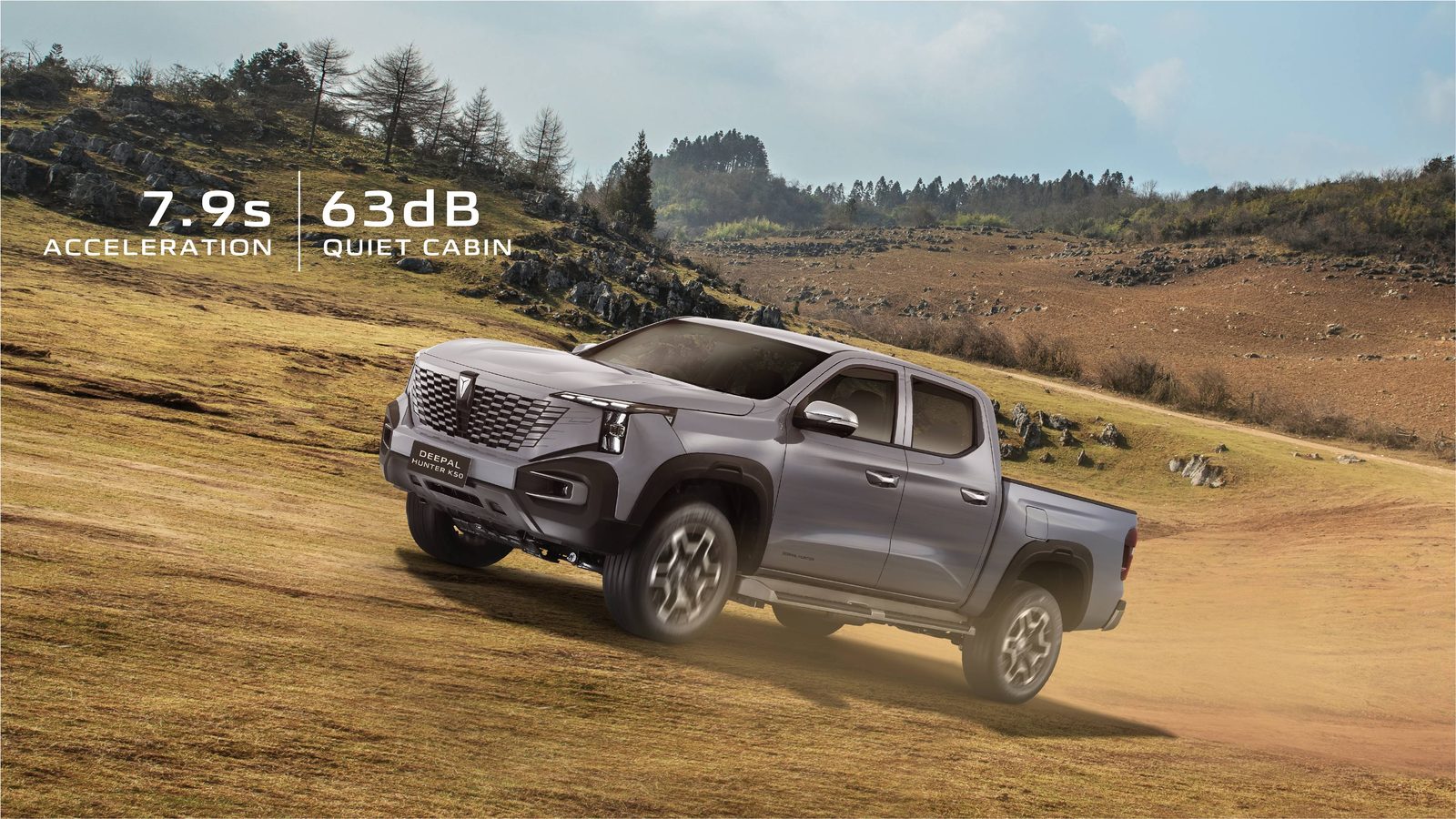 Deepal Hunter K50 EREV 2024 - exterior, front three-quarter view, Thailand/export market