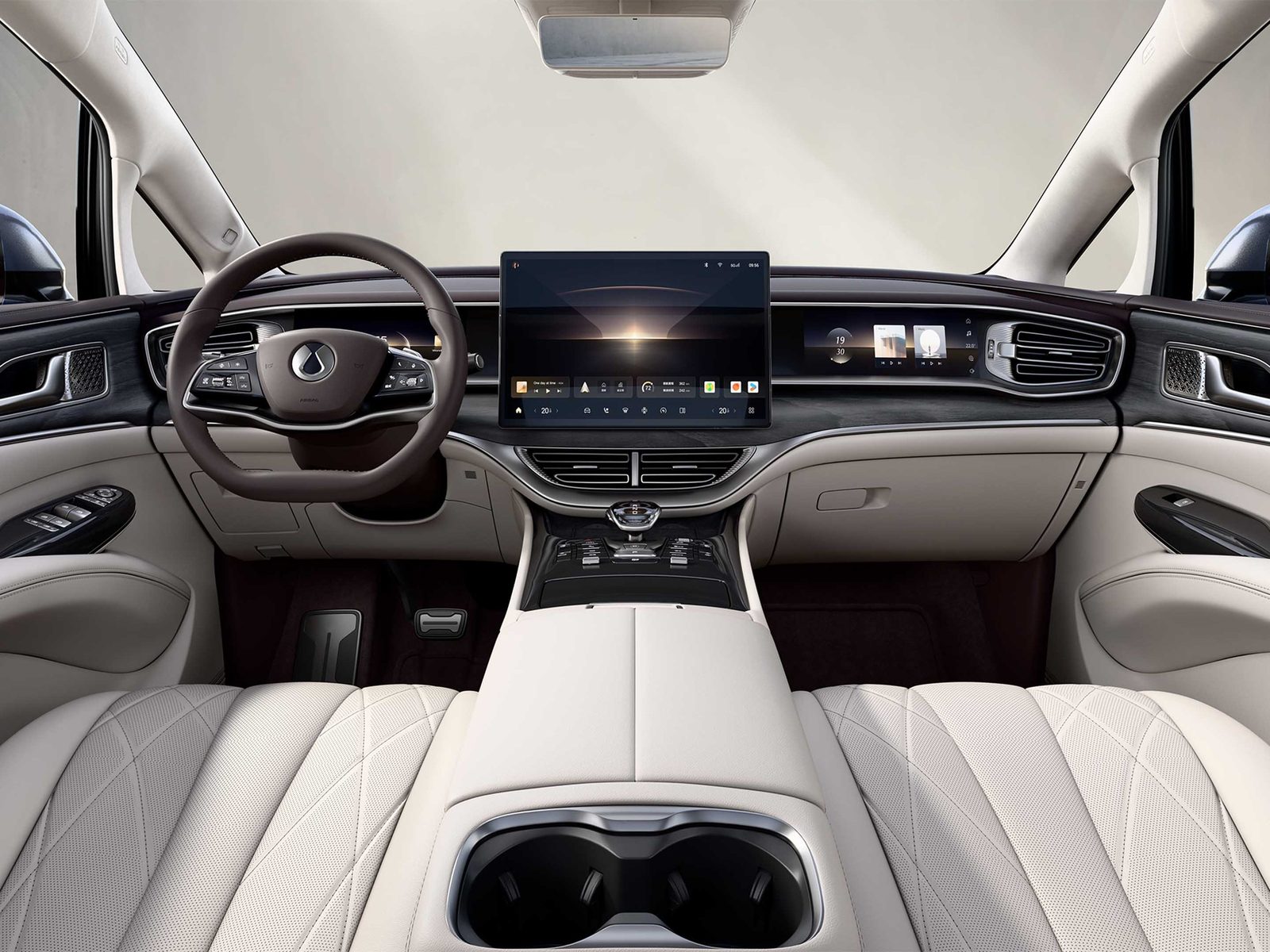 Denza D9 PHEV 2025 — главное фото модели, интерьер, передняя панель, рынок internal_mvp