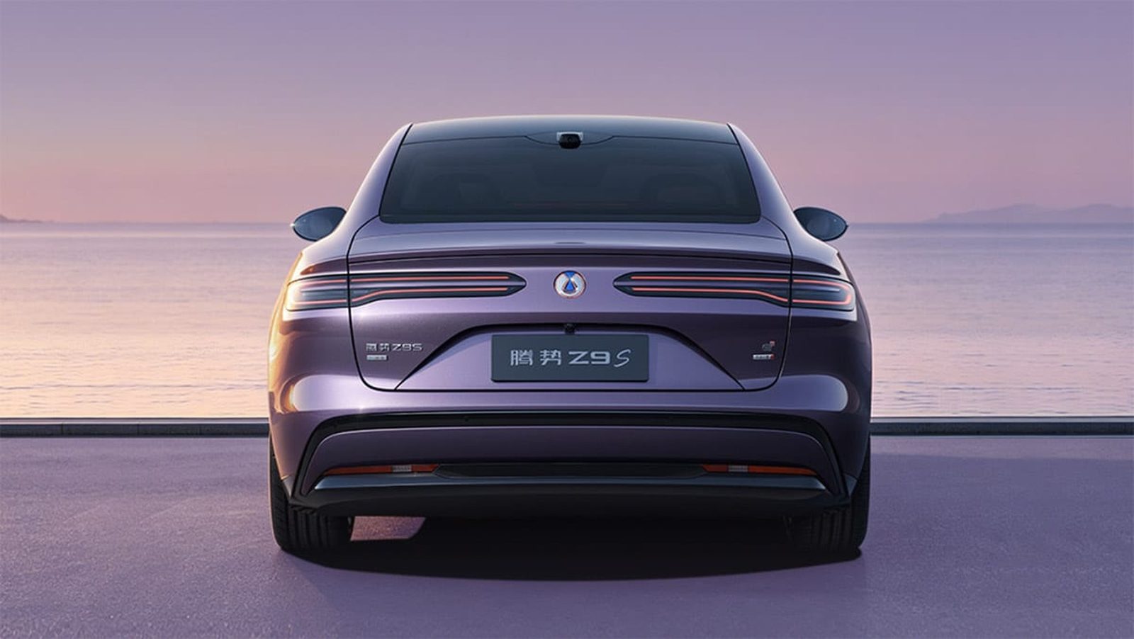 Denza Z9S EV 2026 - exterior, rear view official preview, China pre-launch/reference market
